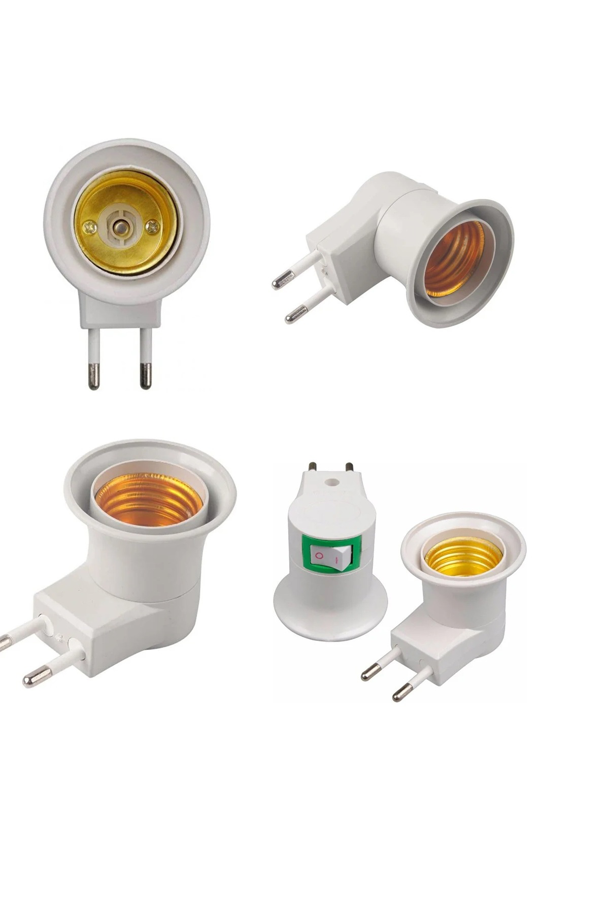 Uga İthalat Duylu Fiş E27 Duylu Ampul Takılan Fiş Priz Anahtarlı Duy Priz