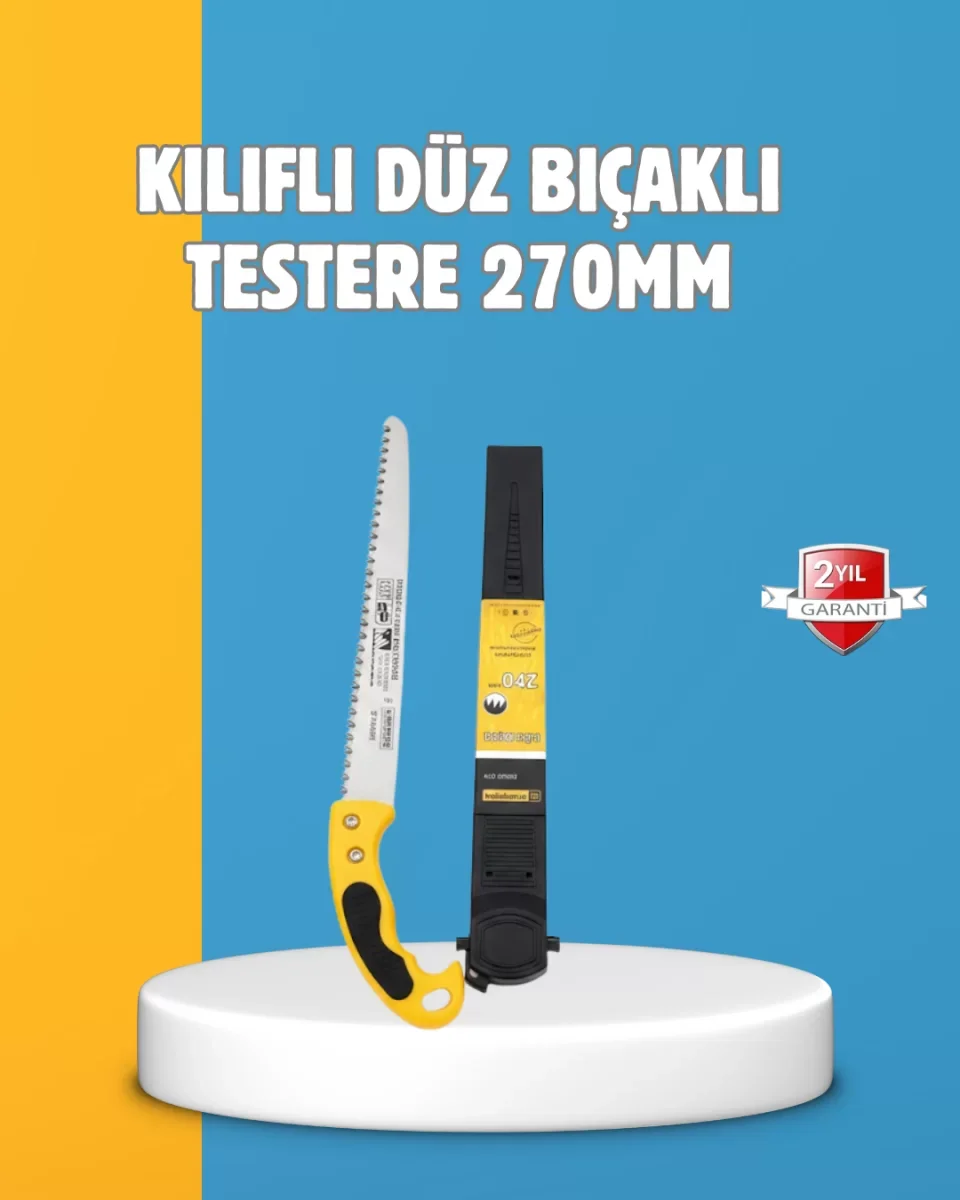 Düz Bıçaklı Budama Testeresi Kılıflı Güvenli Tasarım - Lisinya
