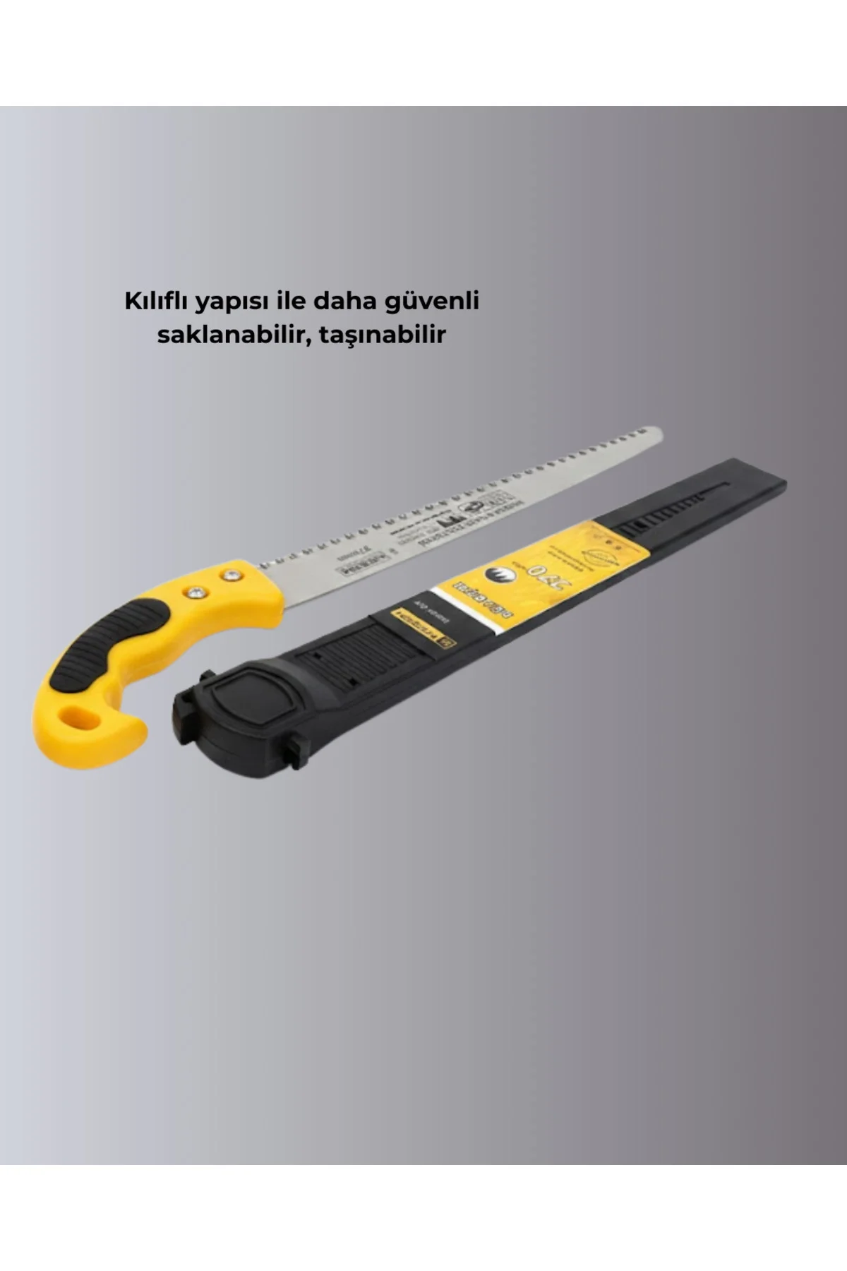 Düz Bıçaklı Budama Testeresi Kılıflı Güvenli Tasarım
