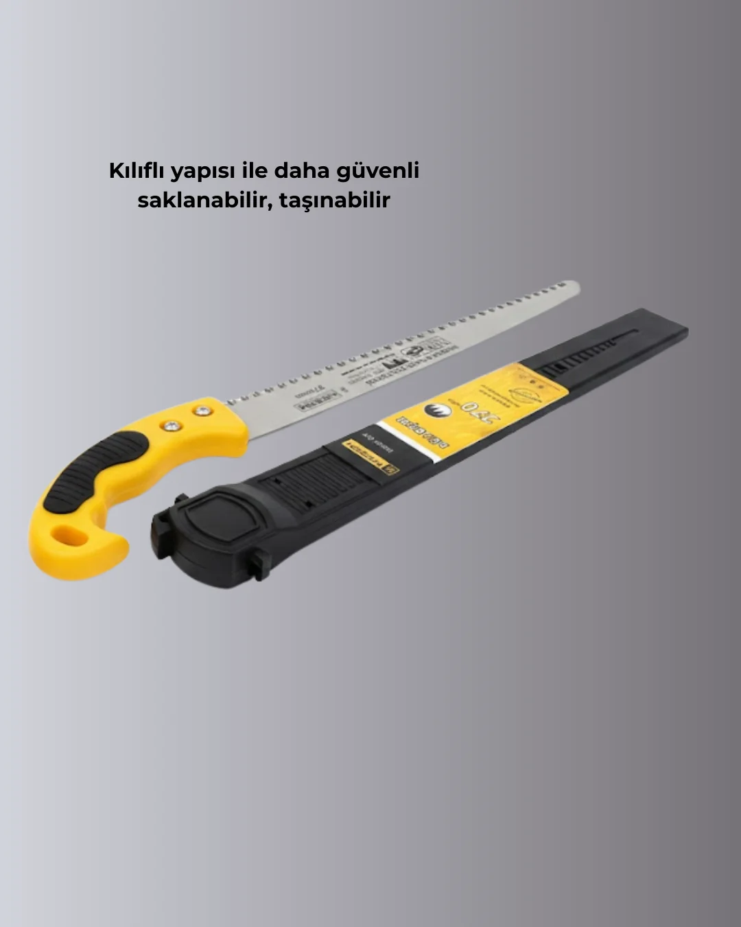 Düz Bıçaklı Budama Testeresi Kılıflı Güvenli Tasarım