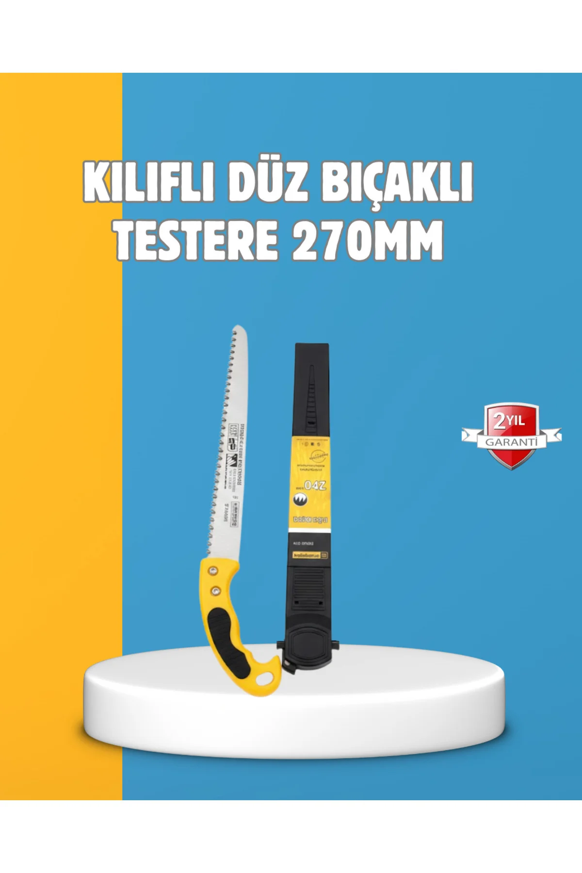 Düz Bıçaklı Budama Testeresi Kılıflı Güvenli Tasarım
