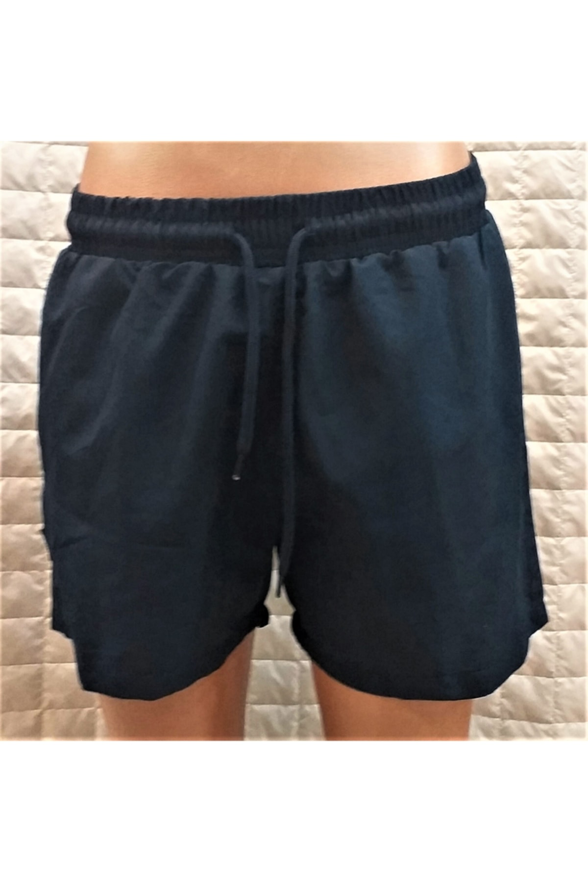 Granz Düz Erkek Şort Lacivert