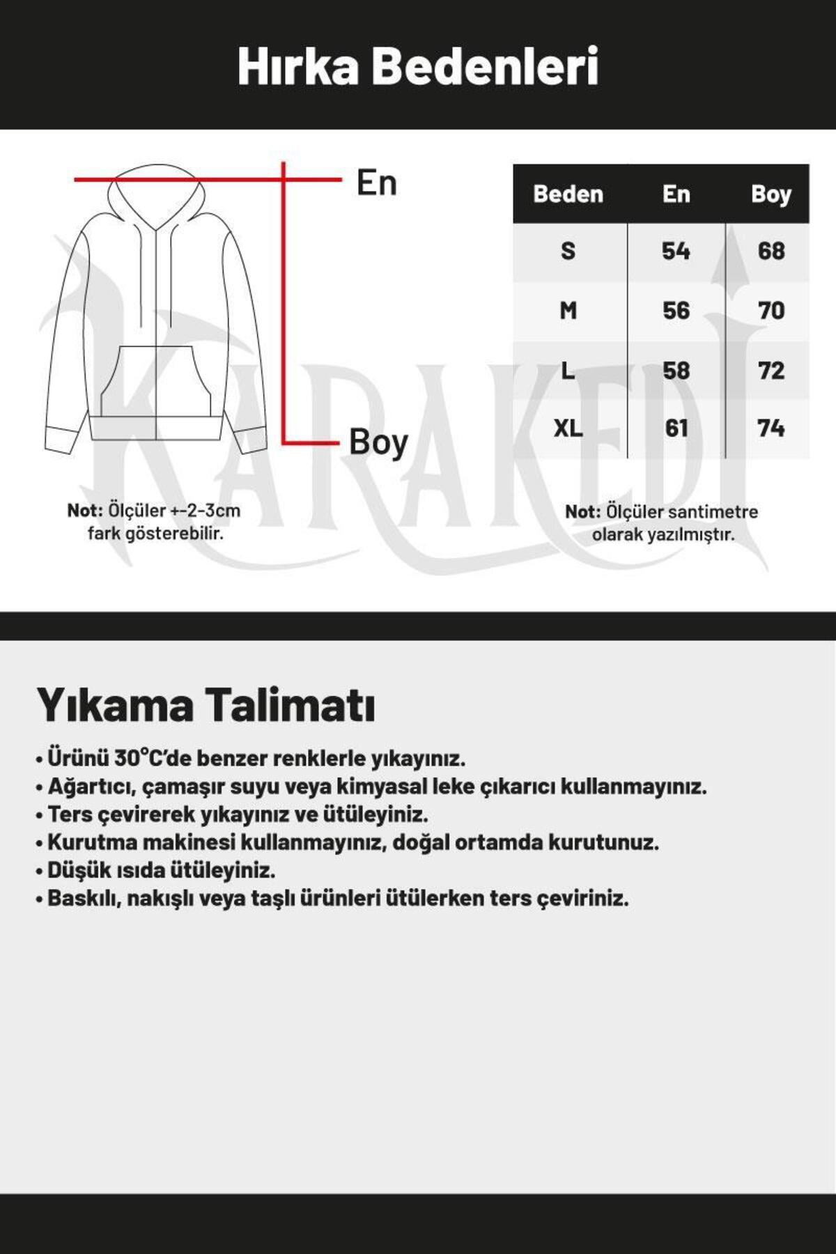 Düz Füme Fermuarlı Kalın Kumaş (UNİSEX) Kapüşonlu Sweatshirt