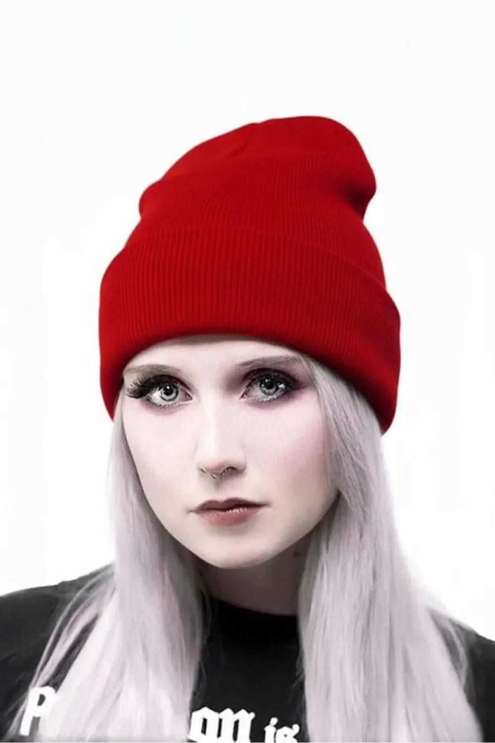 Düz Kırmızı Bere