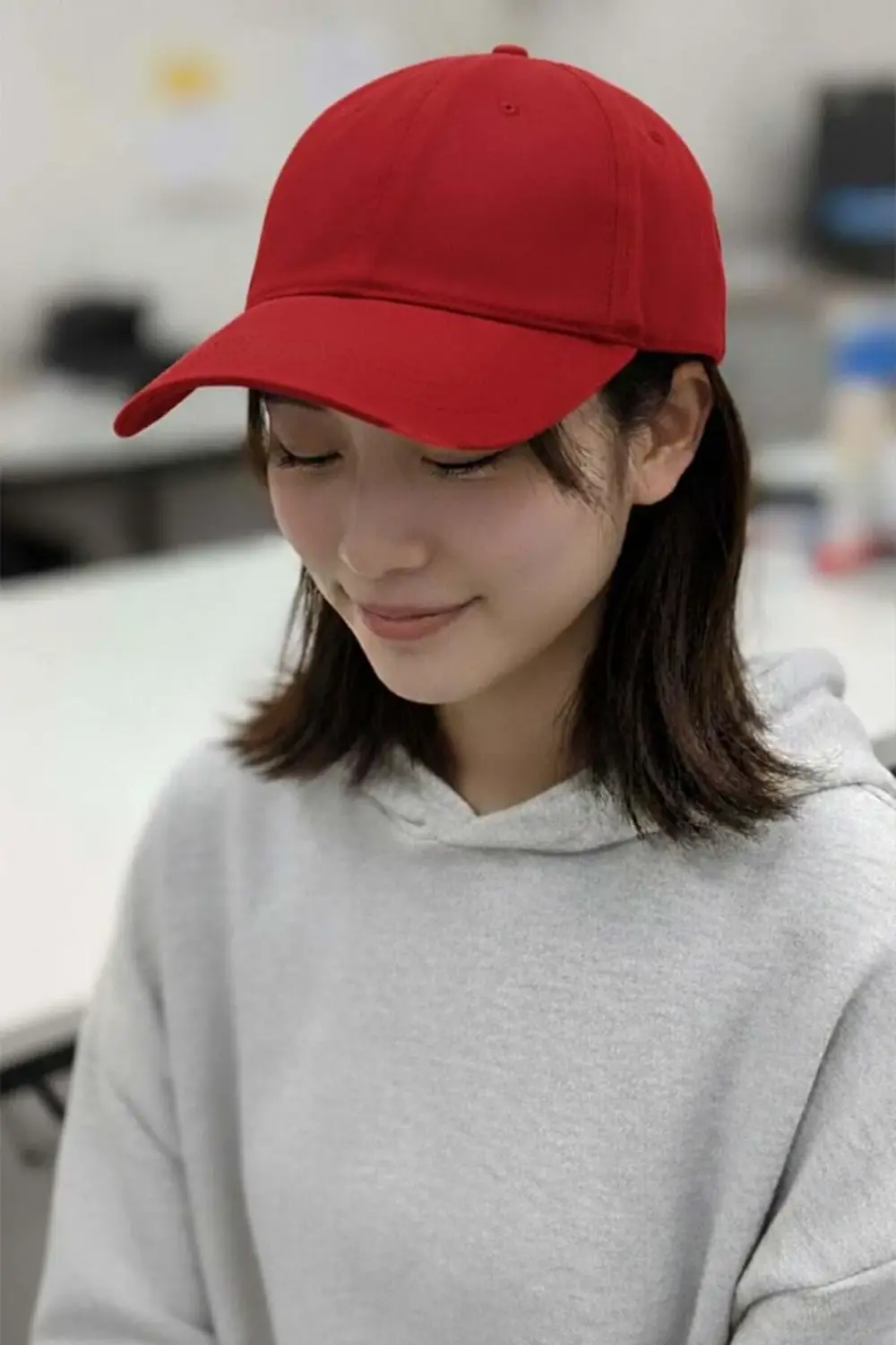 Düz Kırrmızı Unisex Şapka