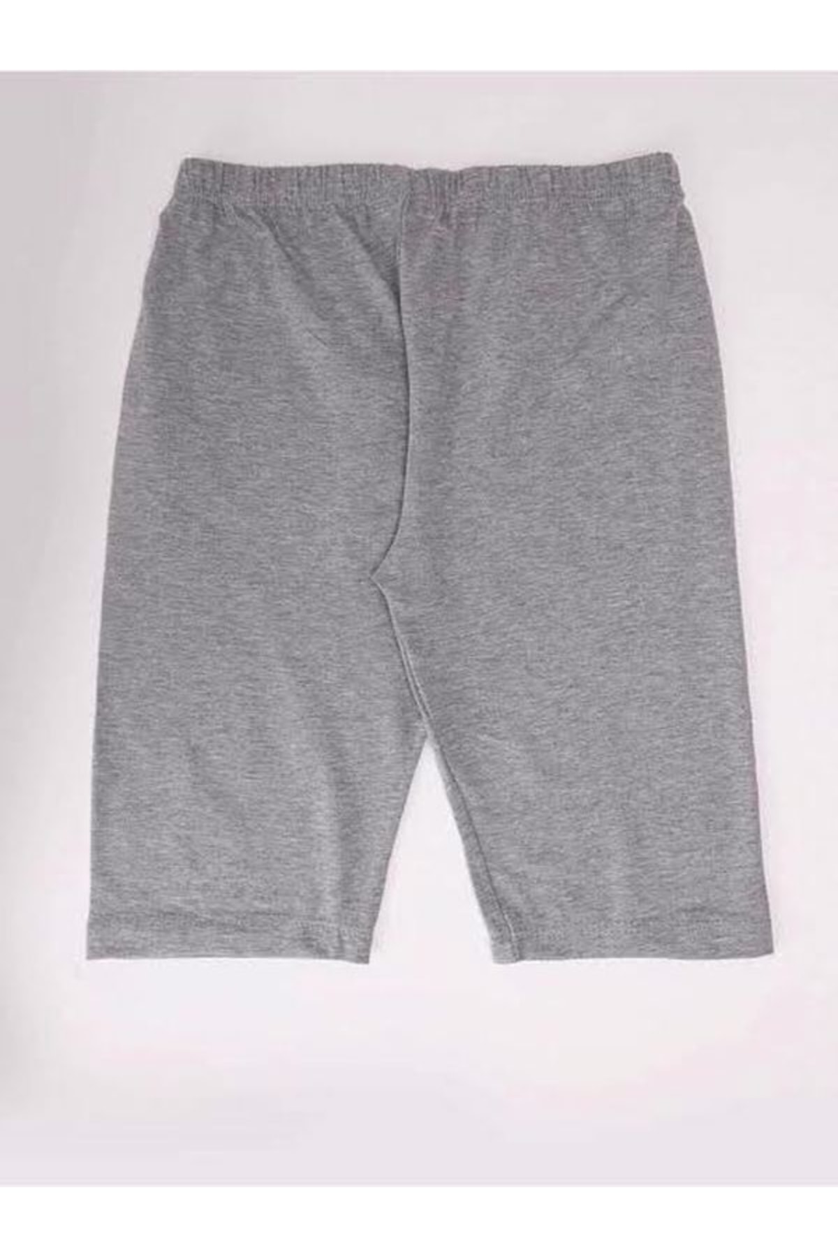 Tutku Düz Kısa Gri Tayt