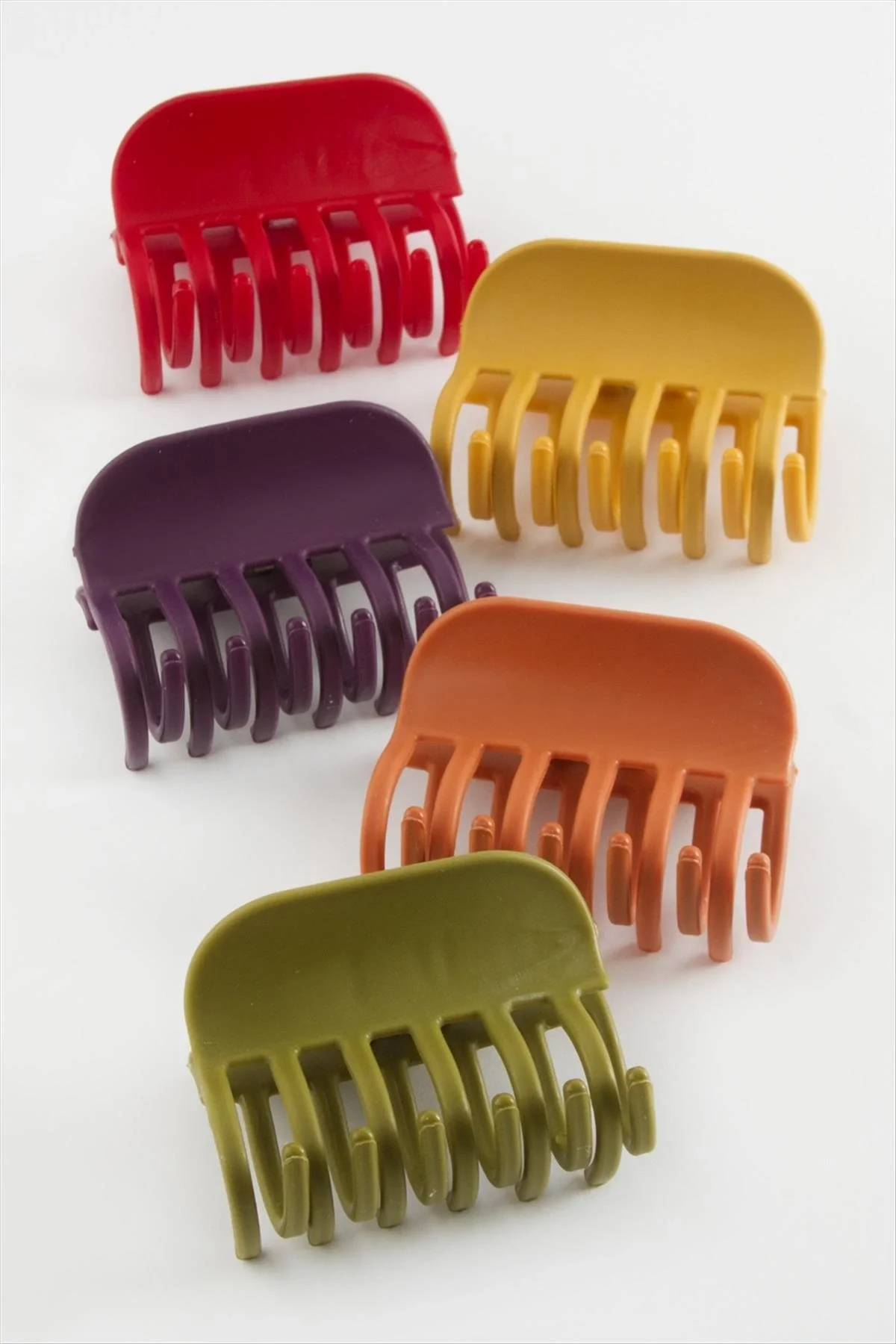 Düz Renkli Mandal Toka 6 cm