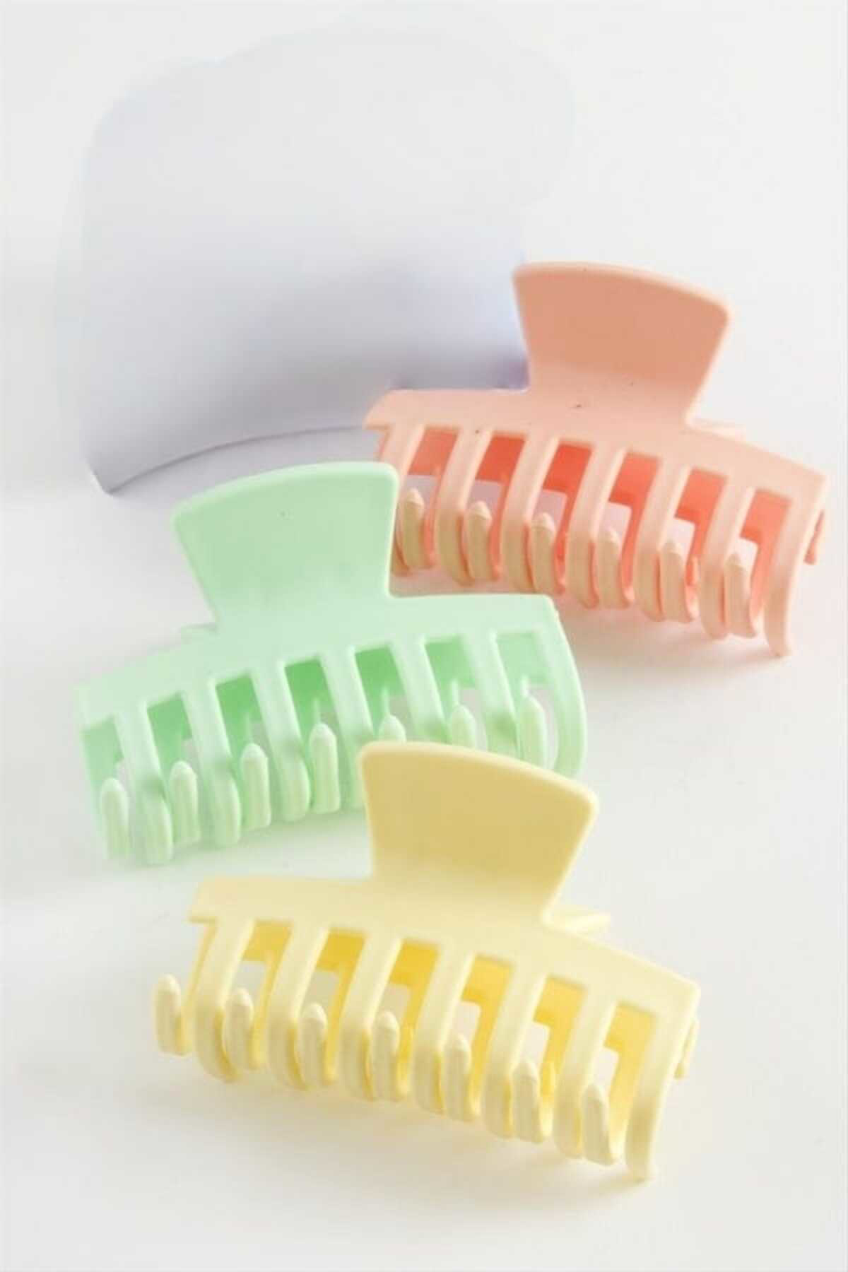 Düz Renkli Mandal Toka 6 cm
