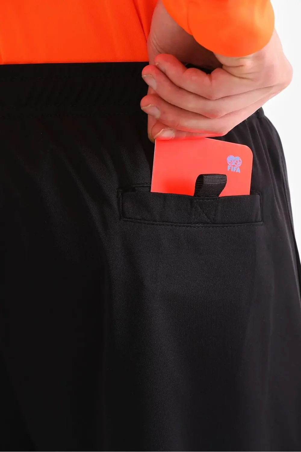 Düz Siyah Aday ve İl Hakem Şortu K0165