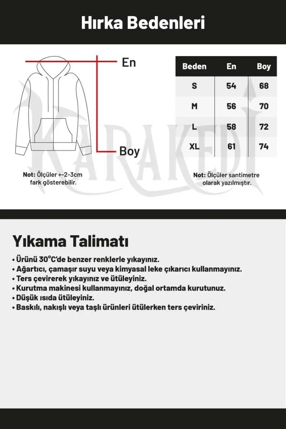 Düz Siyah Kalın Kapüşonlu Y2K Oversize Unisex Hırka