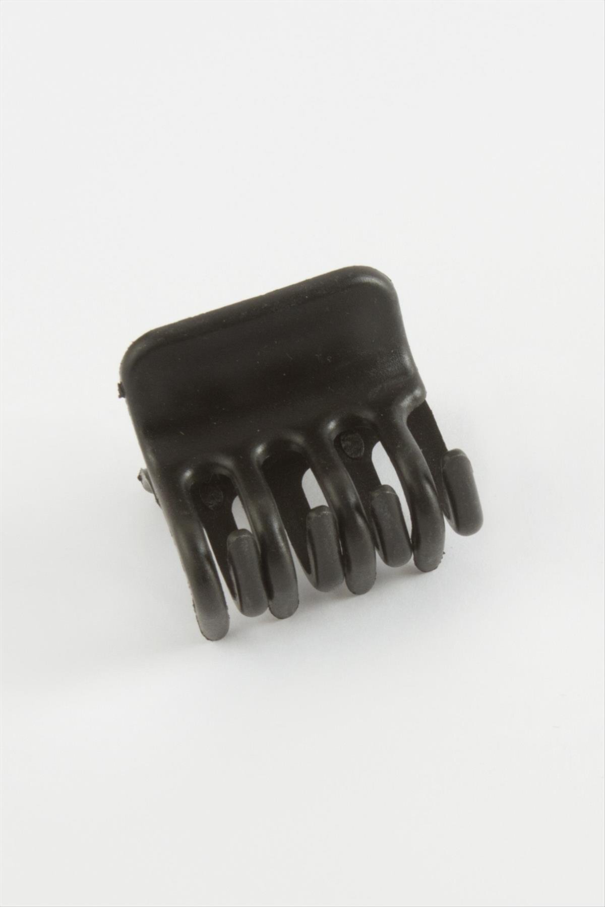 Düz Siyah Renkli Mandal Toka 4 cm