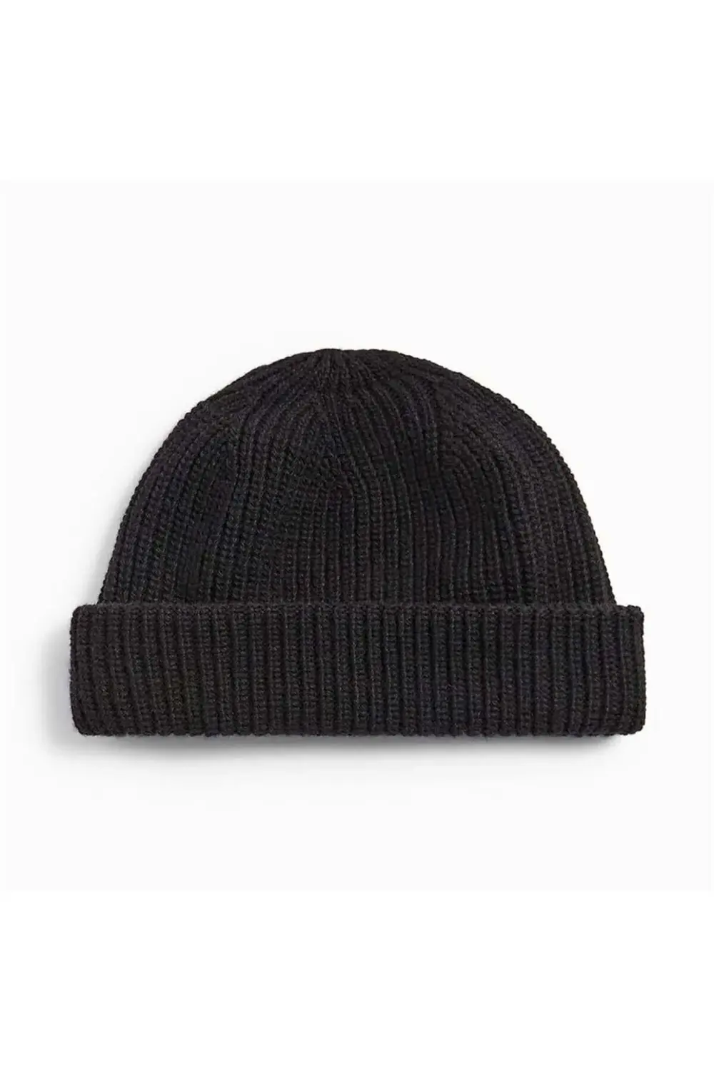 Düz Siyah Yeni Kısa Bere