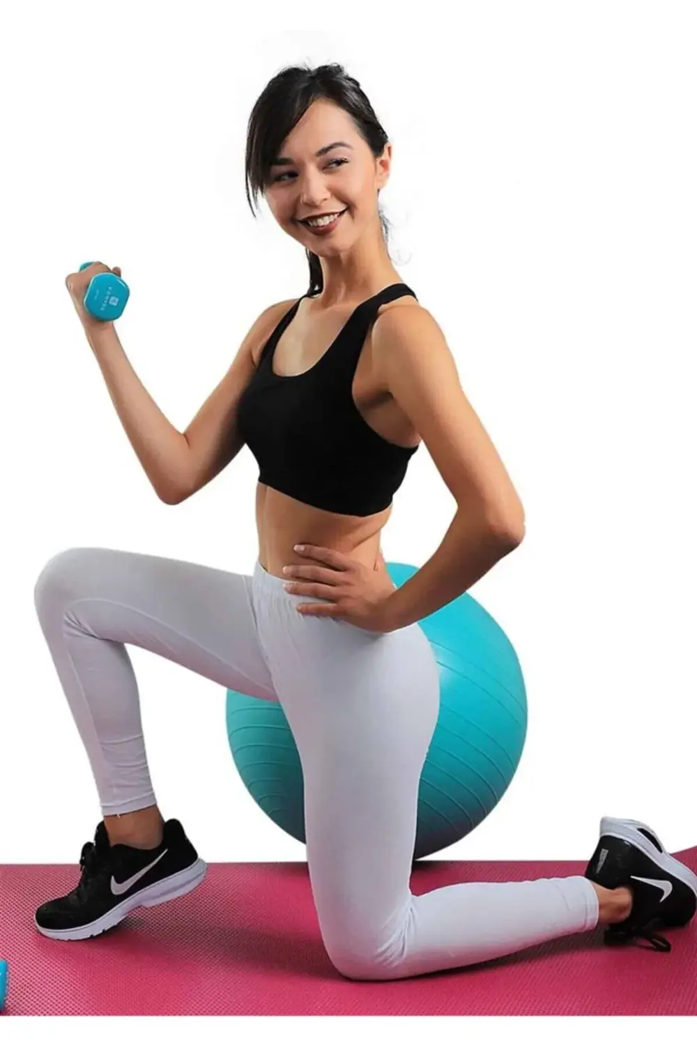 Düz Sporcu Tayt 4000 | Beyaz