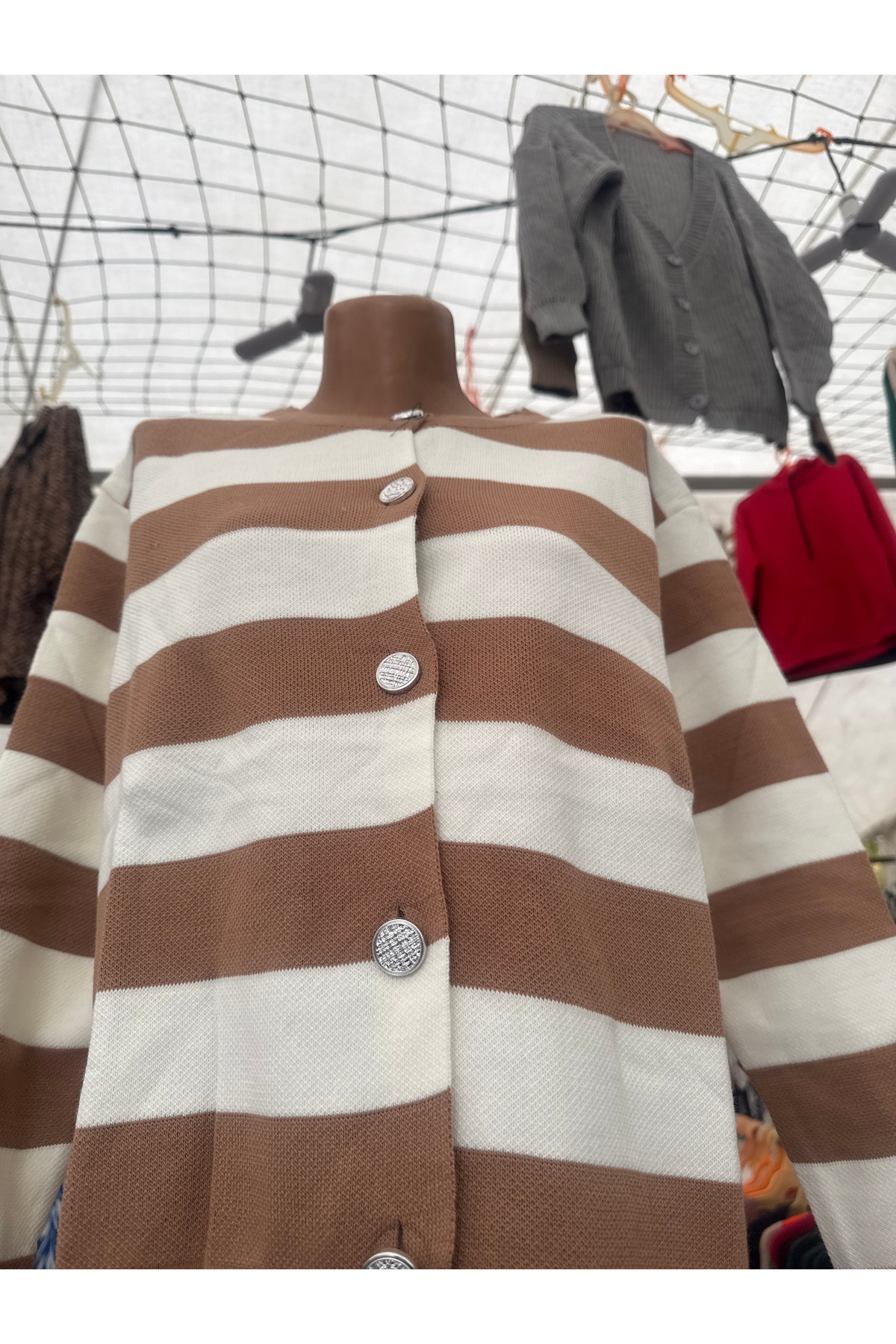 Erva Peysaj Düz Tiriko Standart Beden