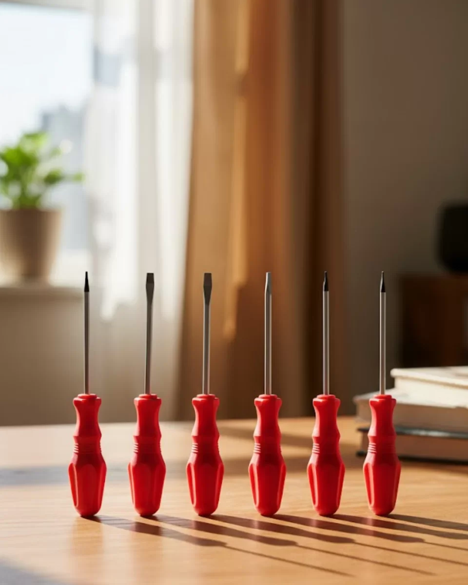 Düz ve Yıldız Başlıklı 7li Tornavida Seti Ergonomik Tutma - Lisinya
