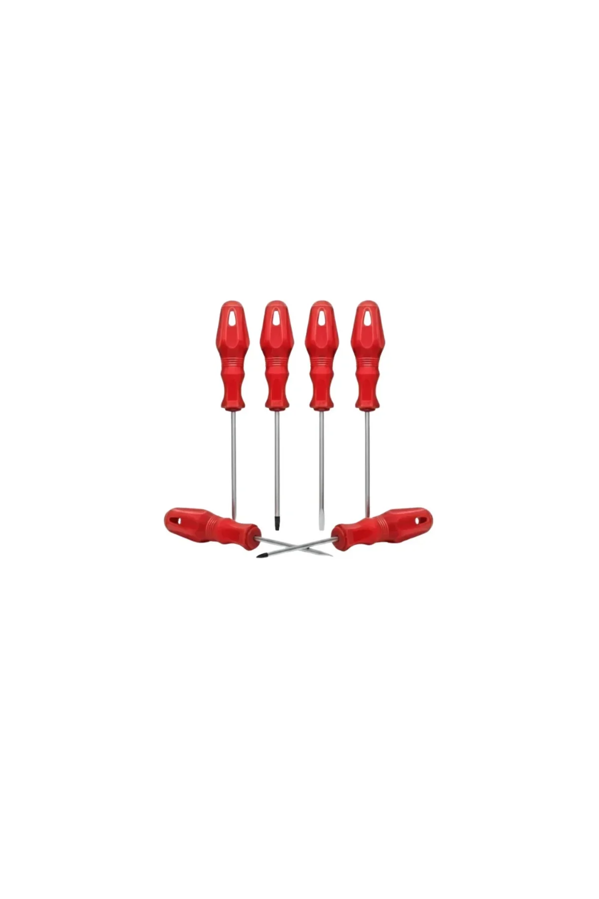 Düz ve Yıldız Başlıklı 7li Tornavida Seti Ergonomik Tutma Düz ve Yıldız Başlıklı 7li Tornavida Seti Ergonomik Tutma