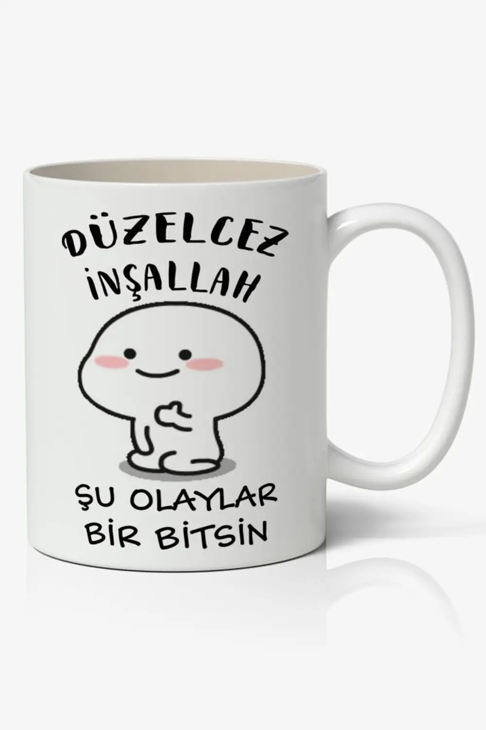Düzelcez İnşallah Yazılı Baskılı Kupa Bardak Baskılı Kahve Kupa B Düzelcez İnşallah Yazılı Baskılı Kupa Bardak Baskılı Kahve Kupa B