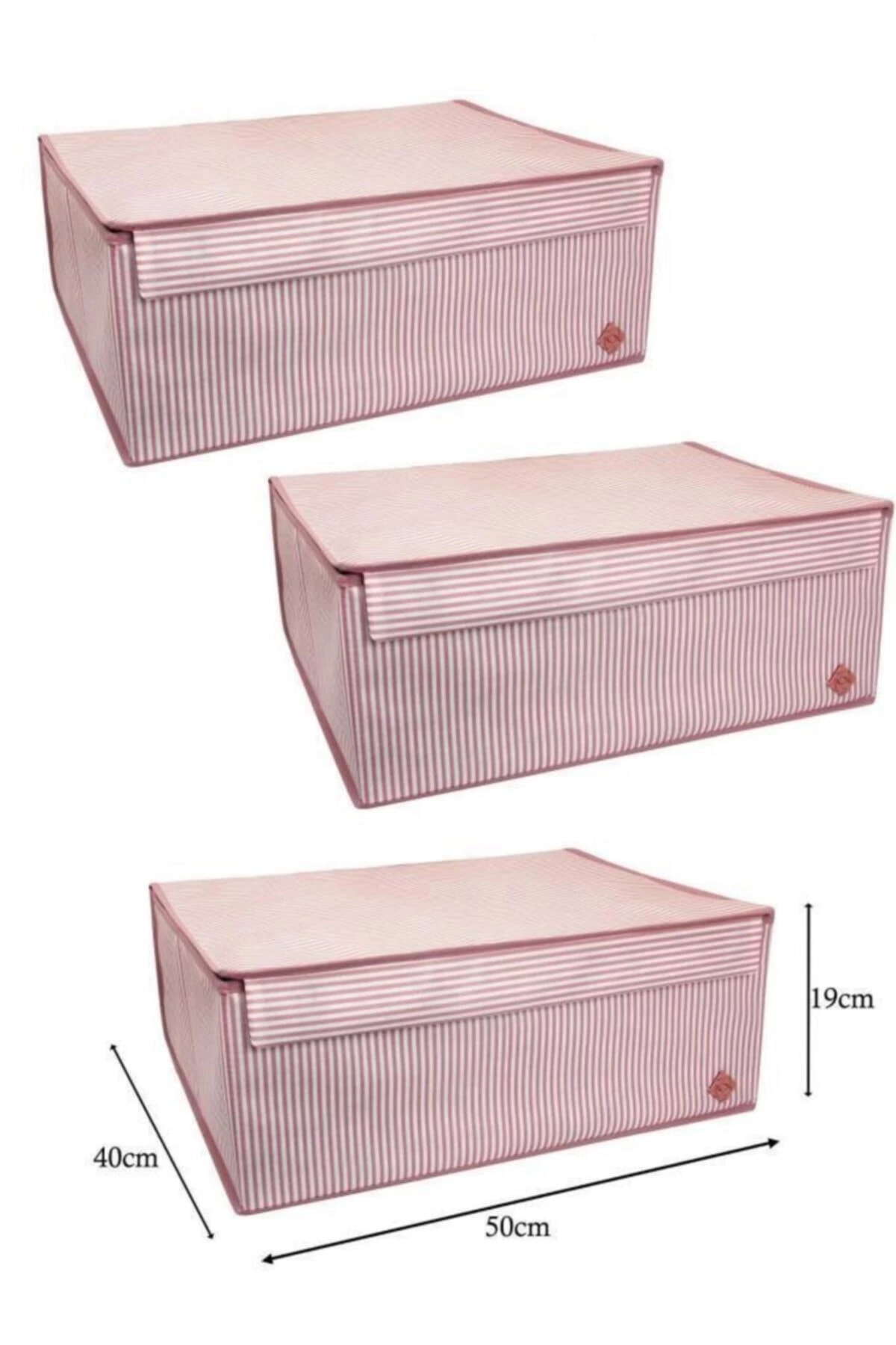 Düzenleyici Kutu Organizer Cırtlı Saklama Hurç Maxi Boy 30cm X 40