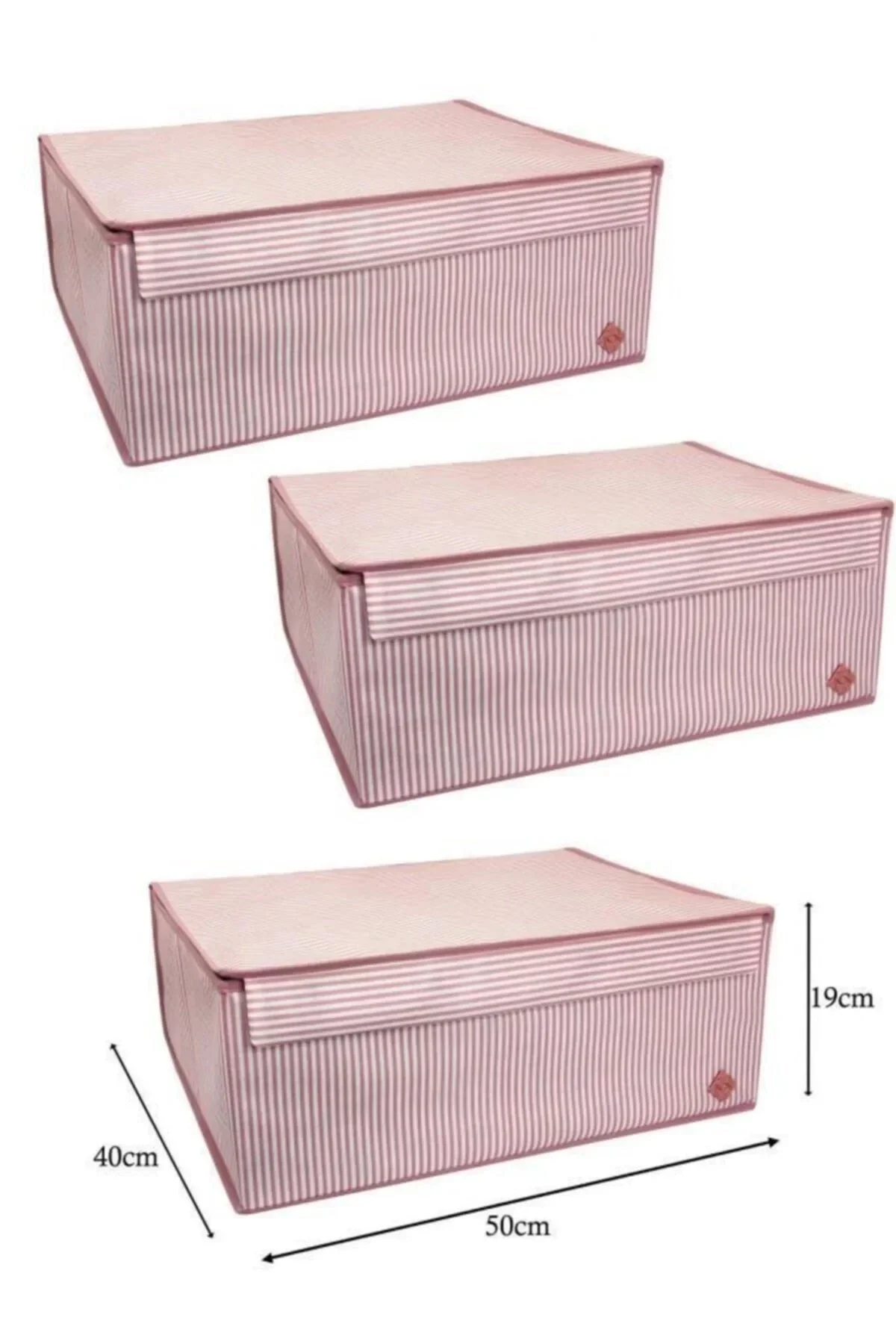 Düzenleyici Kutu Organizer Cırtlı Saklama Hurç Maxi Boy 30cm X 40