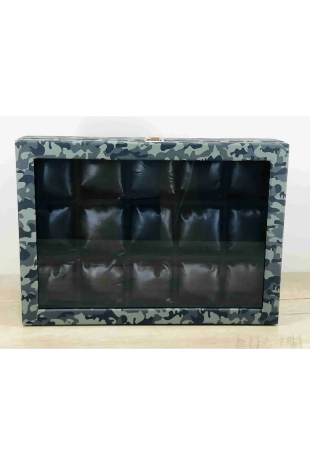 Düzenli Erkeklere 15 Kol Saati Kapasiteli Siyah Yastıklı Büyük Bo