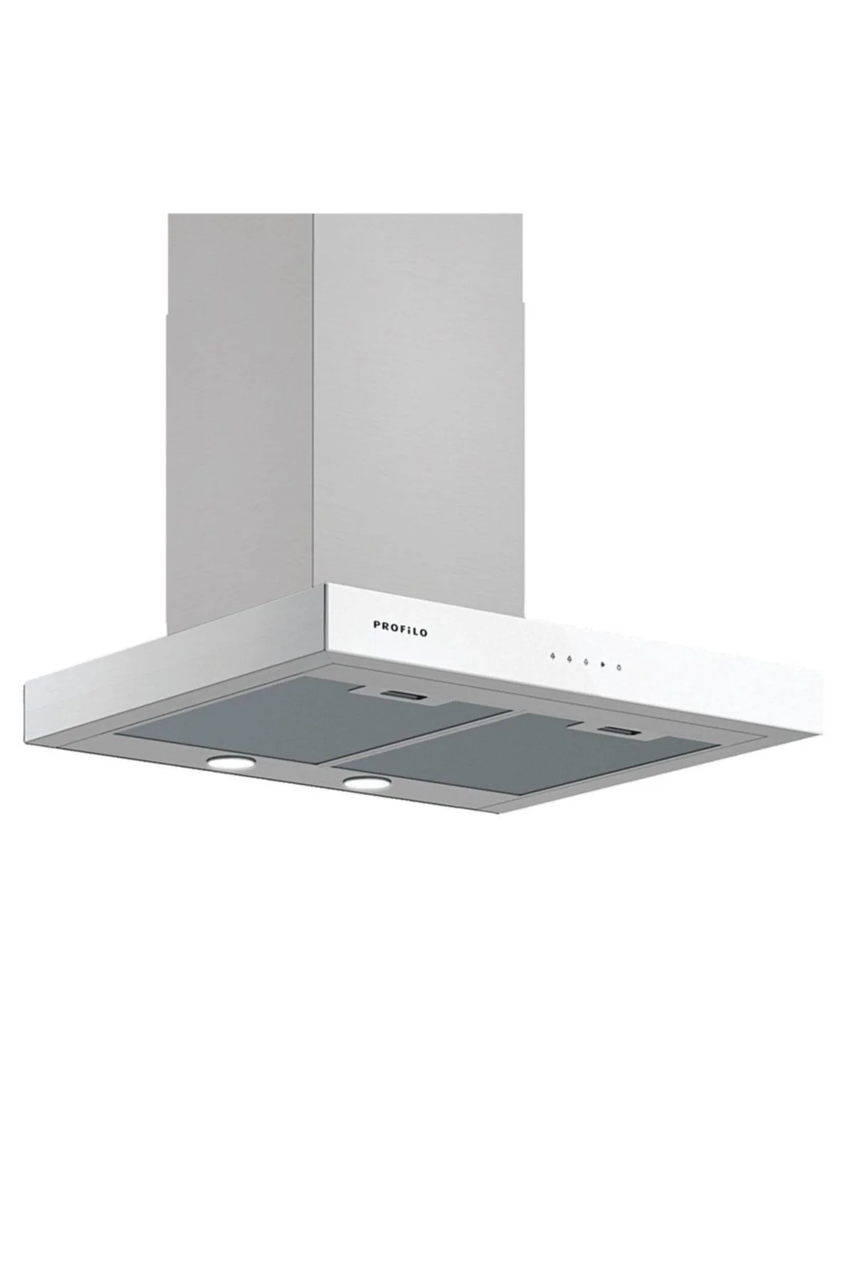 Dvb6k720 Beyaz Cam Dekor Duvar Tipi Davlumbaz