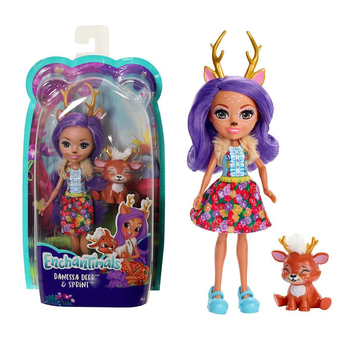 DVH87 Enchantimals Ana Karekter Bebekler - 1 Adet Stokta Olan Gön