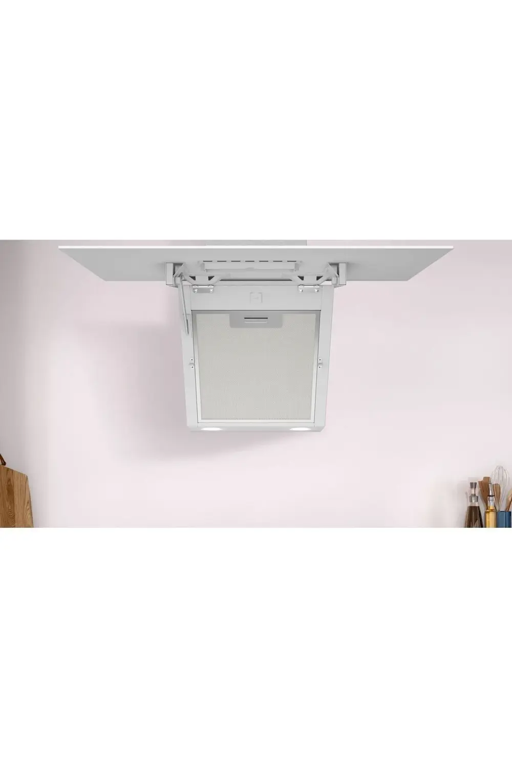 DVK6J429 Beyaz Cam Duvar Tipi Davlumbaz