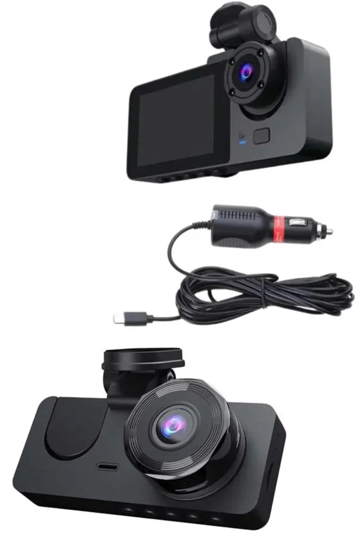 DVR Araç İçi Kamera Hareket Algılayabilen 1080P CarPlay Video Kaydedici