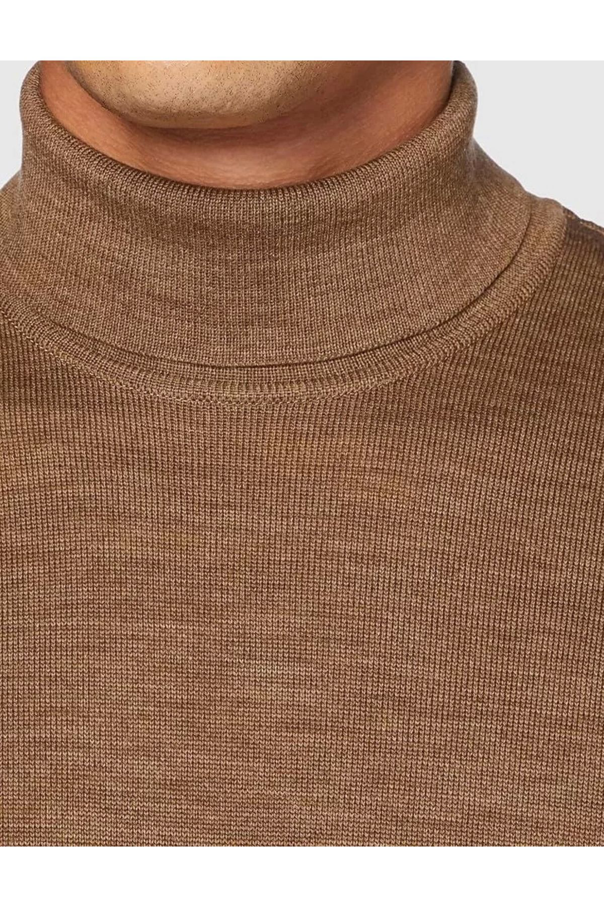 DVR KOZMETİK Tam Boğazlı Balıkçı Yaka Dokuma Triko - Vizyon