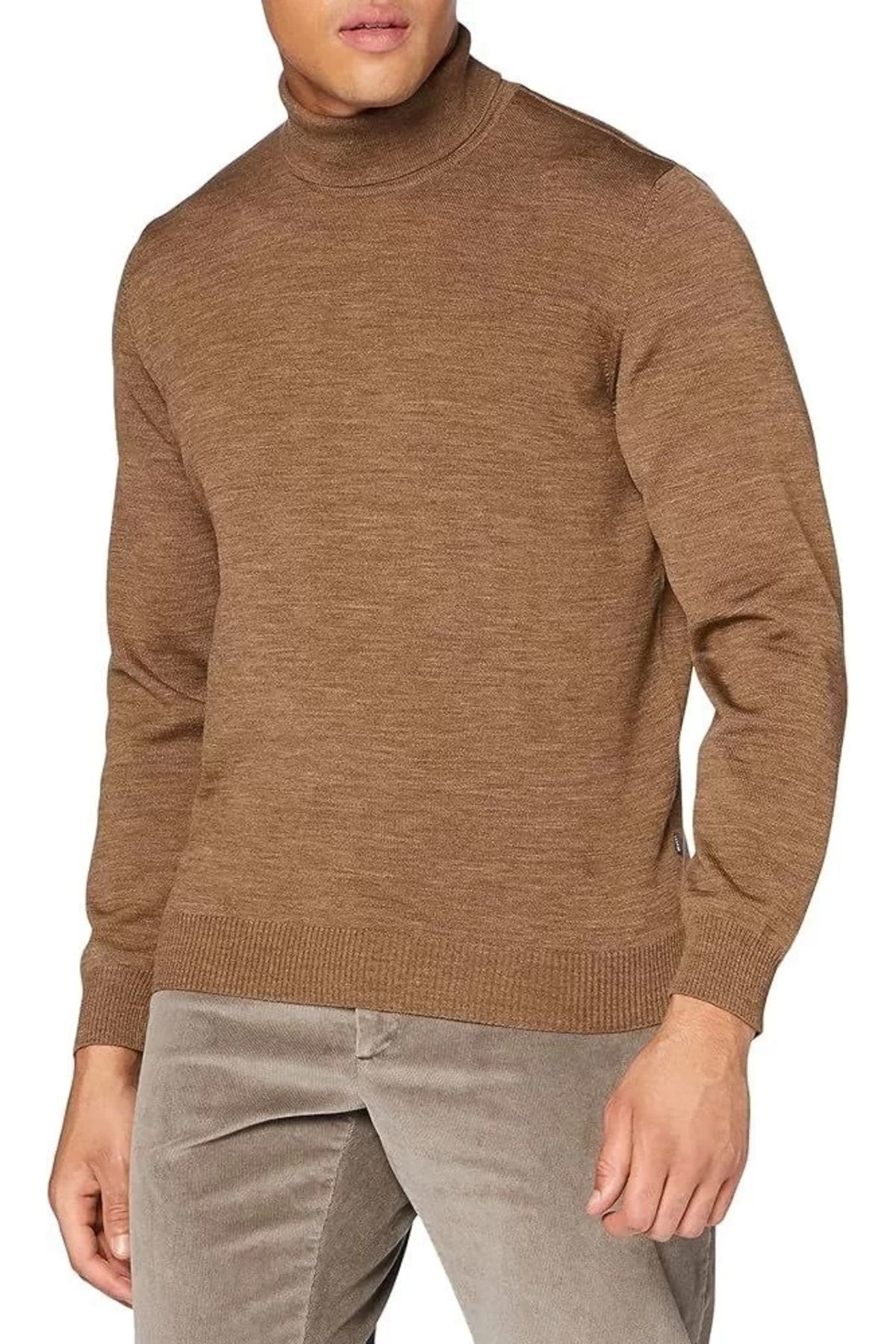 DVR KOZMETİK Tam Boğazlı Balıkçı Yaka Dokuma Triko - Vizyon