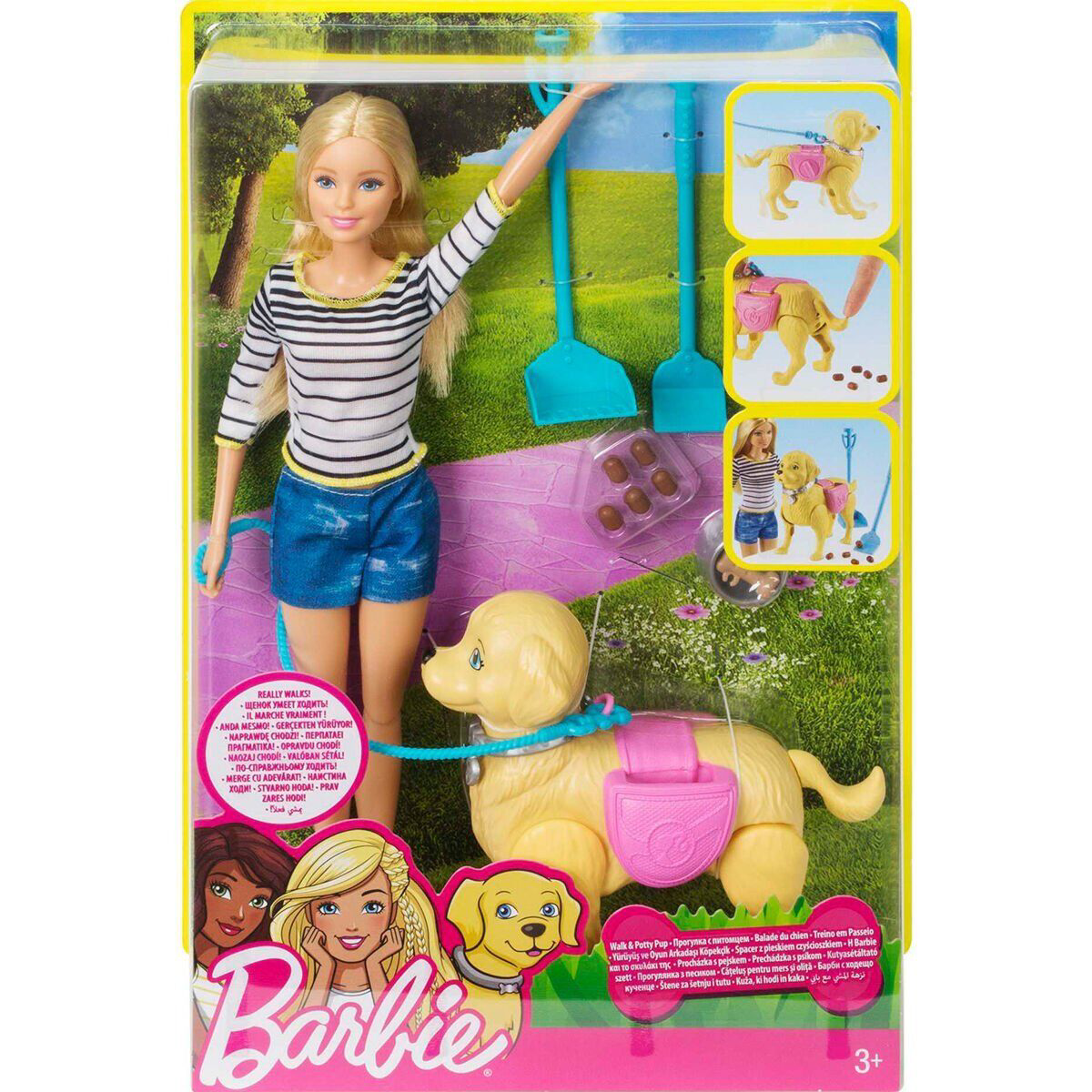 DWJ68 Barbie ve Köpeği Tuvalet Eğitiminde