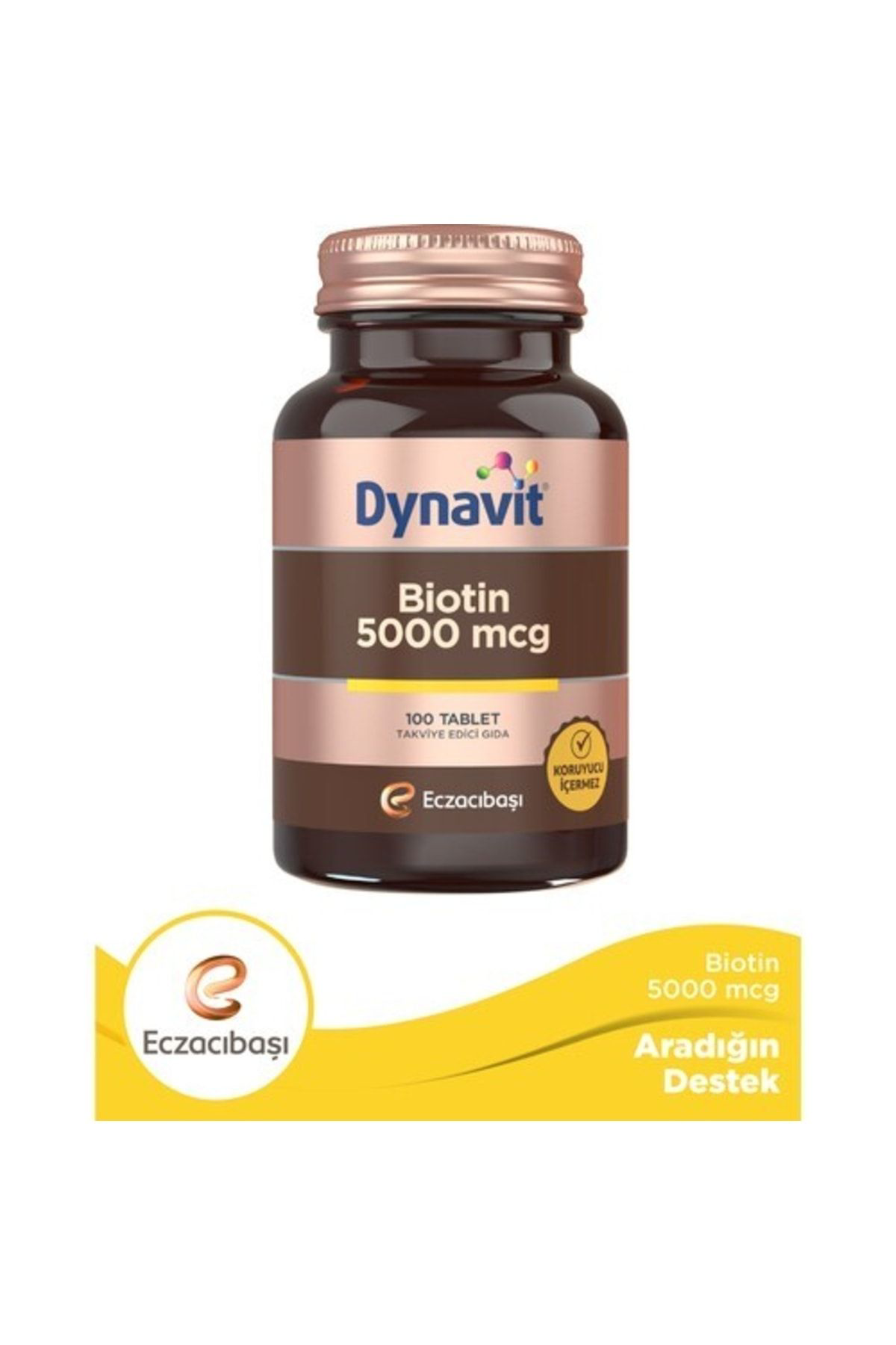Dynavit  Biotin 5000Mcg 100 Kapsül