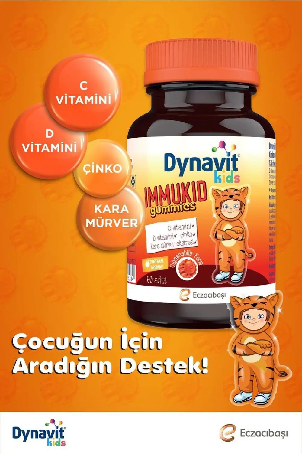 Dynavit Kids Immukid 2 x 60 Gummies Dynavit Kids Immukid 2 x 60 Gummies