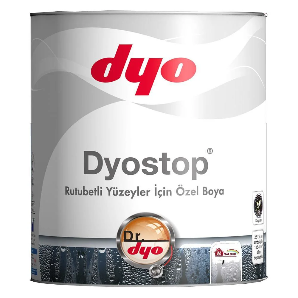 Dyostop Rutubet ve Nem Boyası 0,75 Litre Dyostop Rutubet ve Nem Boyası 0,75 Litre Fiyatı, Yorumları ve Özellikleri