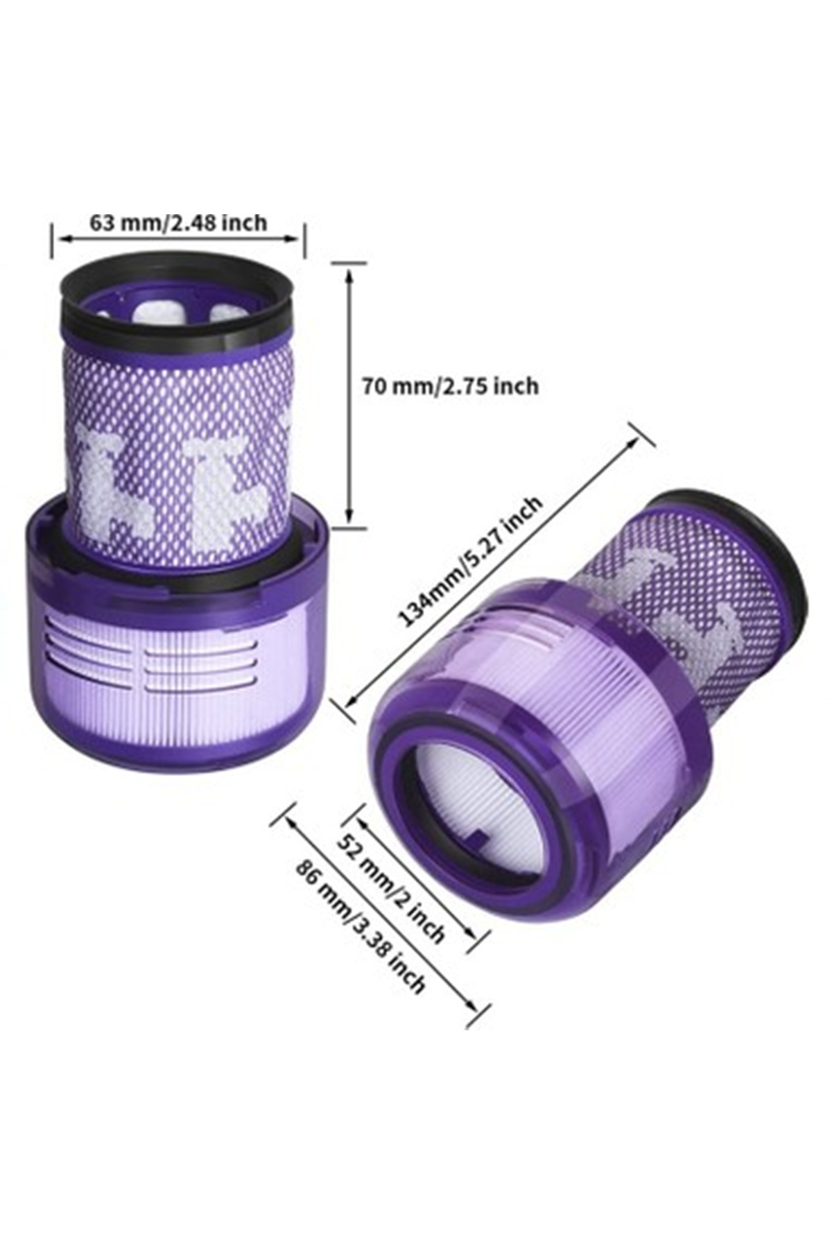 Dyson V12 Uyumlu Hepa Filtre 2 Adet Dyson V12 Uyumlu Hepa Filtre 2 Adet