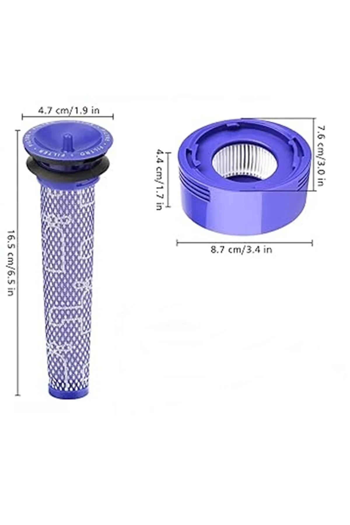 Dyson V7 V8 Cordless Uyumlu Ön Filtre 2 Adet