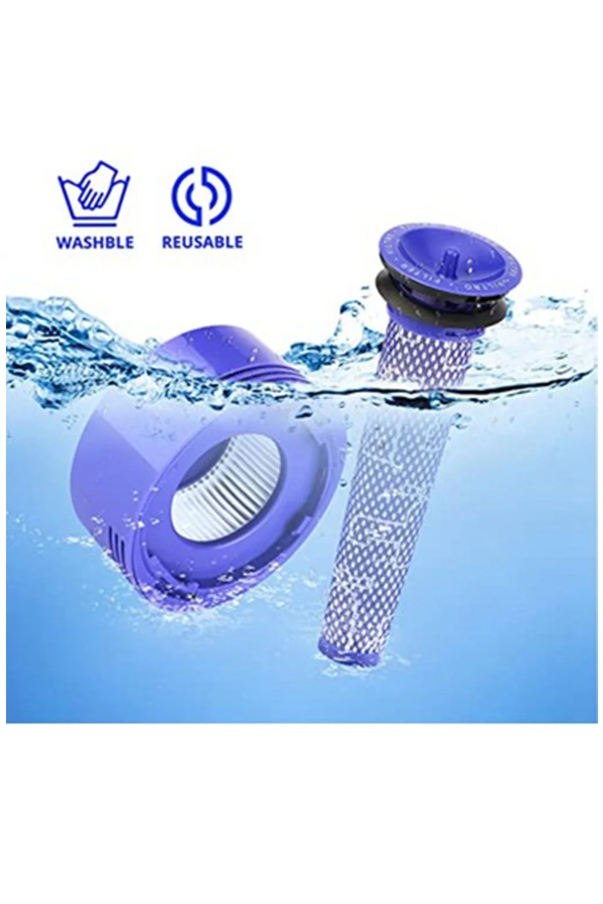 Dyson V7 V8 Cordless Uyumlu Ön Filtre 2 Adet