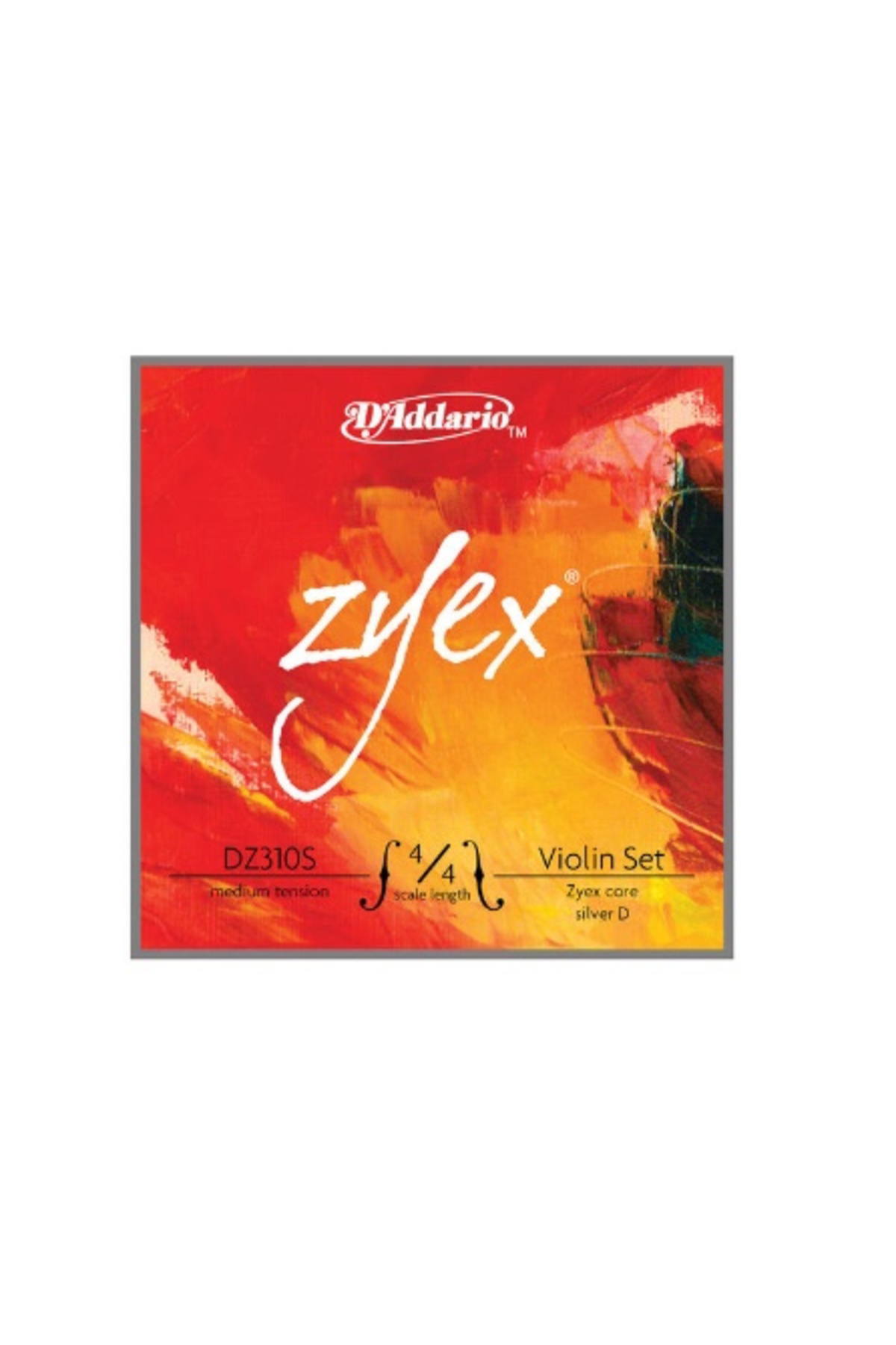 DZ310S KEMAN TEL SET, ZYEX, 4/4 , MEDIUM TENSION, (RE GÜM Keman T