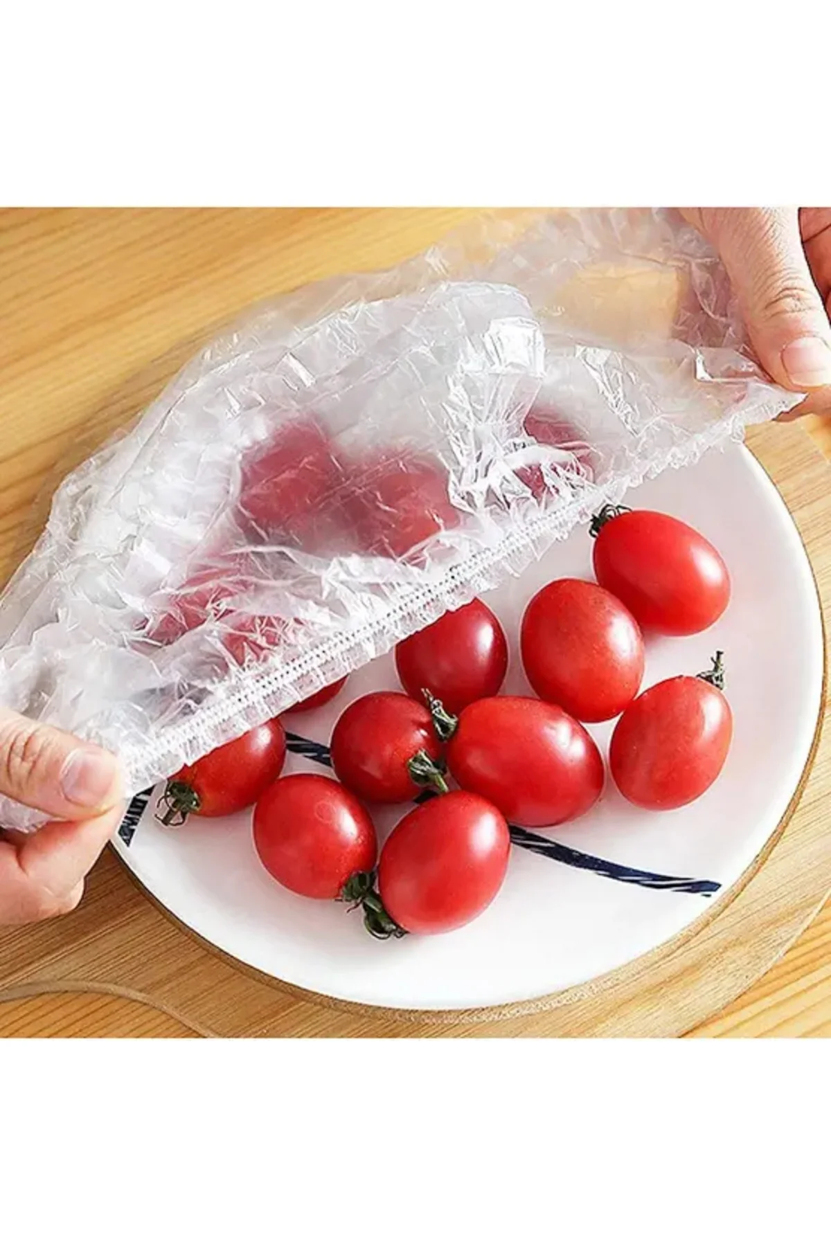 E 100 Adet Tencere ve tabak bonesi, çok amaçlı gıda streci