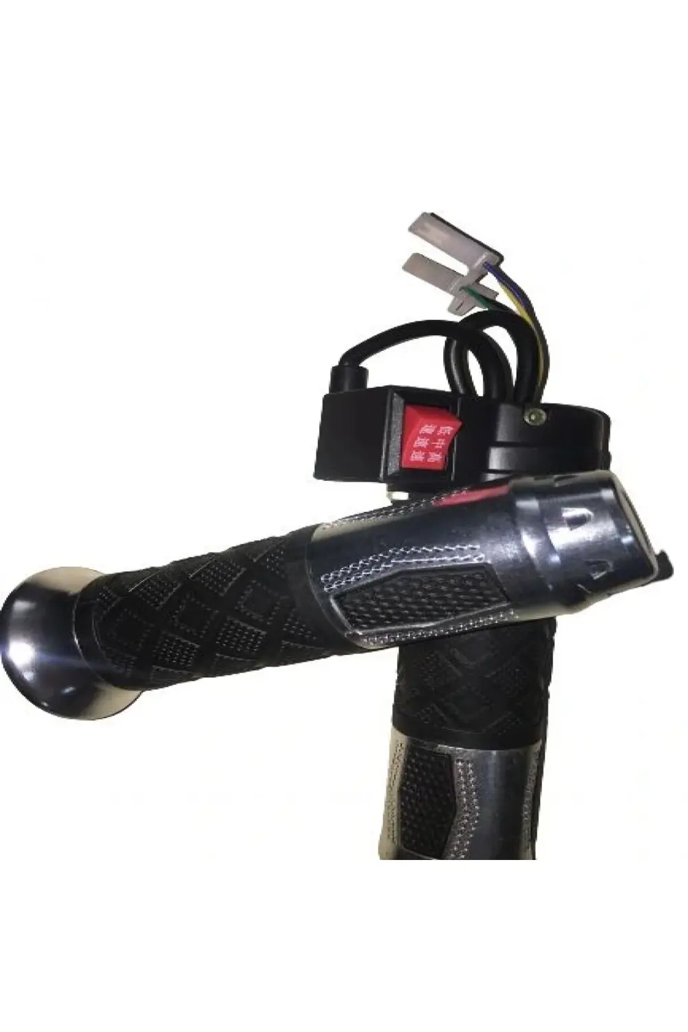 E-bike Gaz Kolu 875 Komple 3 Vites Aliminyum Elcikli Gri