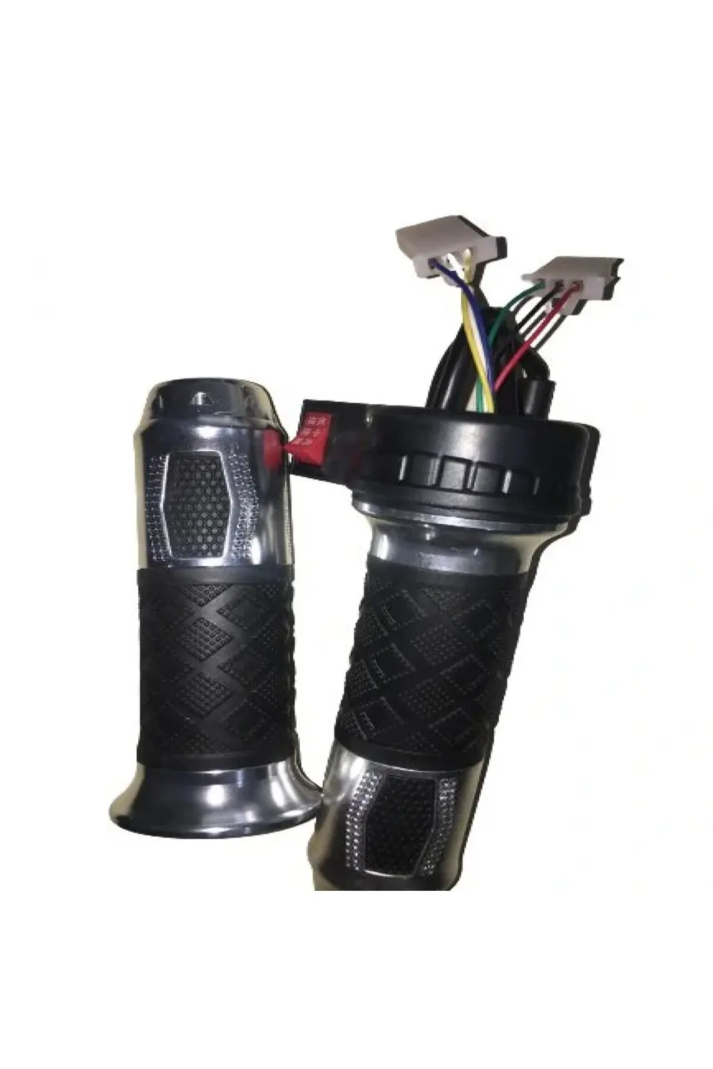 E-bike Gaz Kolu 875 Komple 3 Vites Aliminyum Elcikli Gri