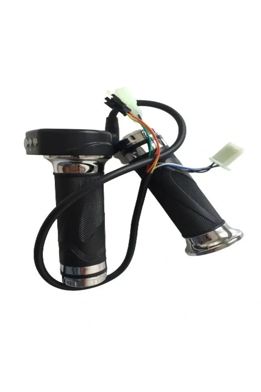 E-bike Vitesli Gaz Kolu 232 Yeşil Düğme 3 Işık