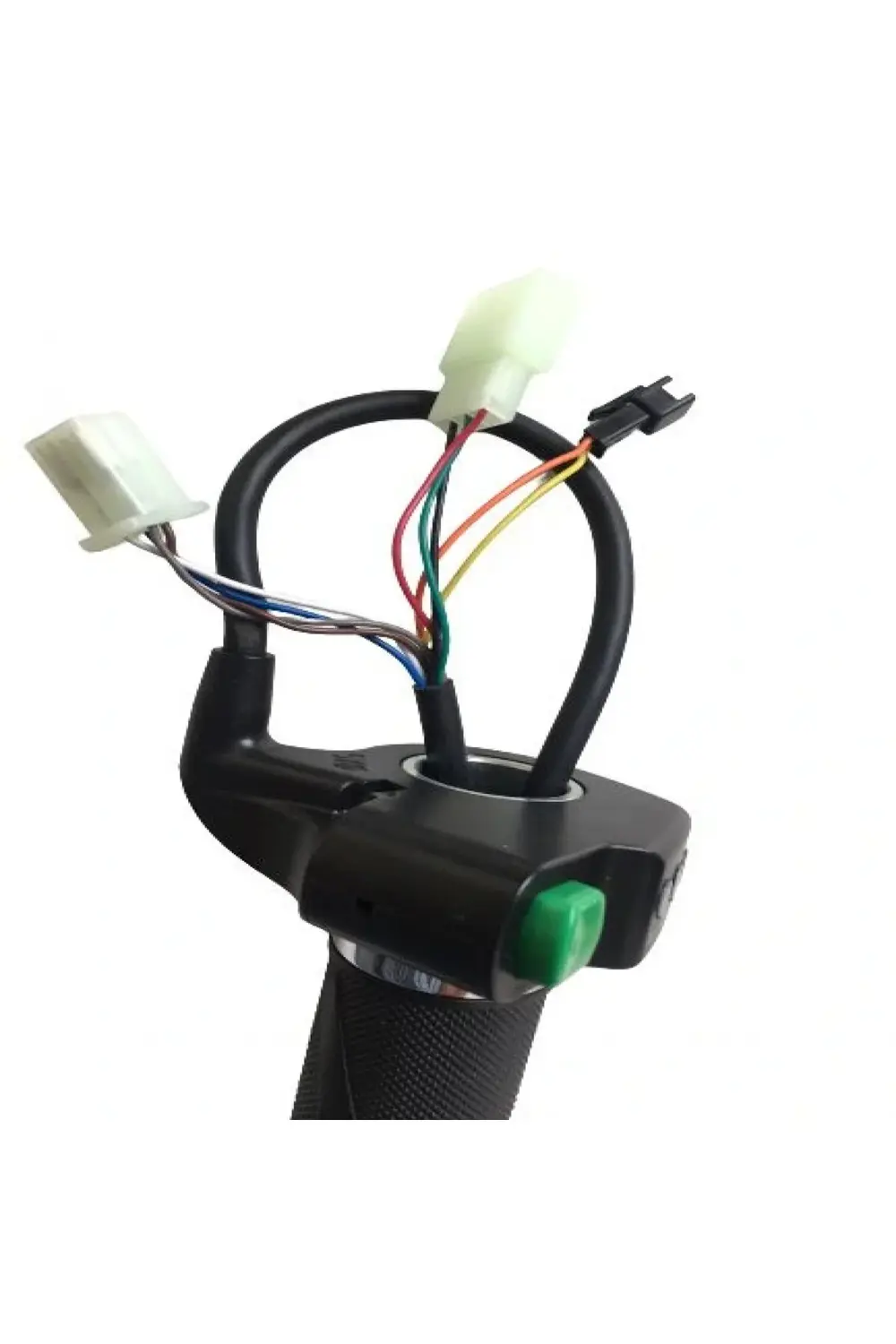 E-bike Vitesli Gaz Kolu 232 Yeşil Düğme 3 Işık