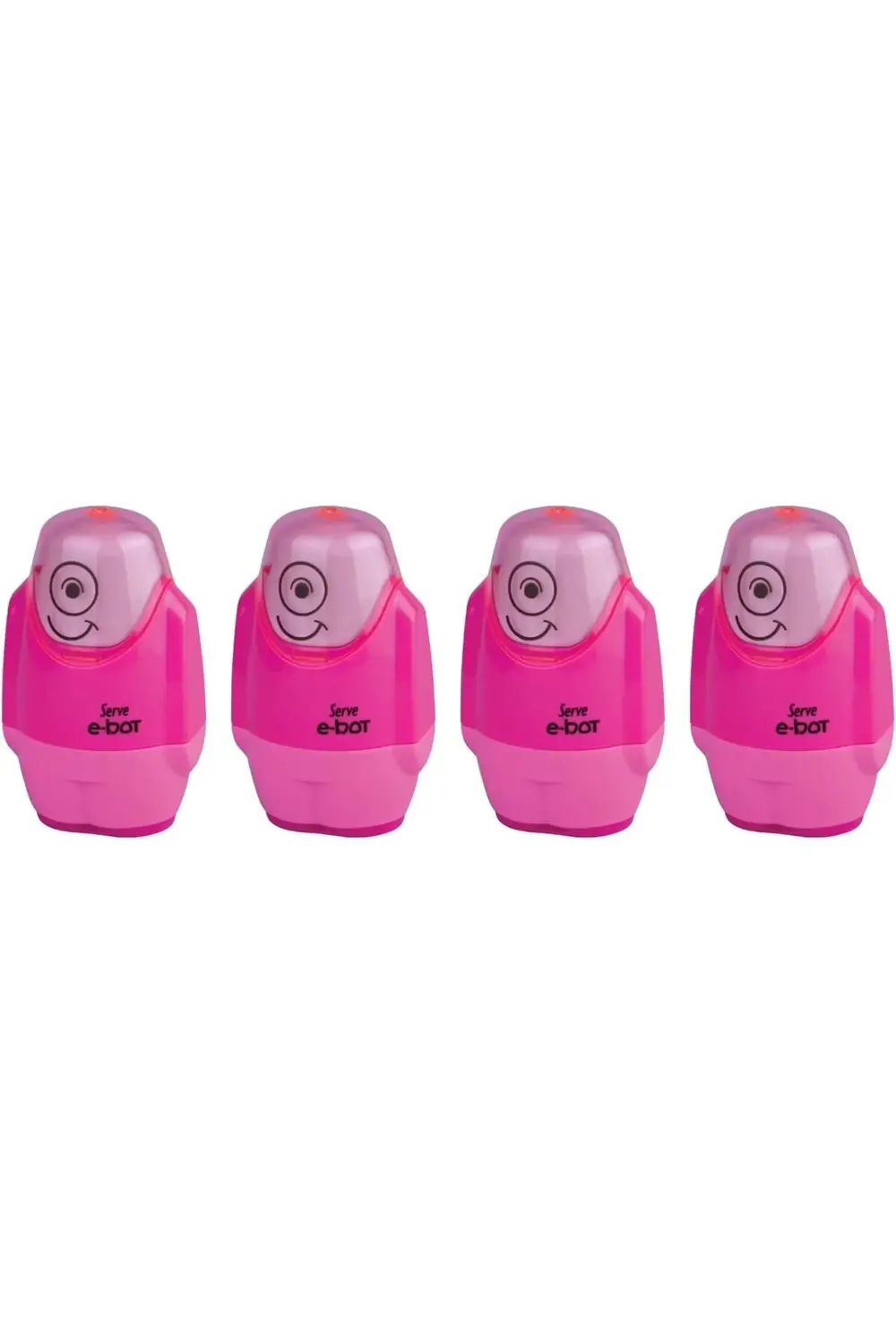 E-BOT SİLGİLİ KALEMTIRAŞ FOSFORLU PEMBE 4LU SET 1185222