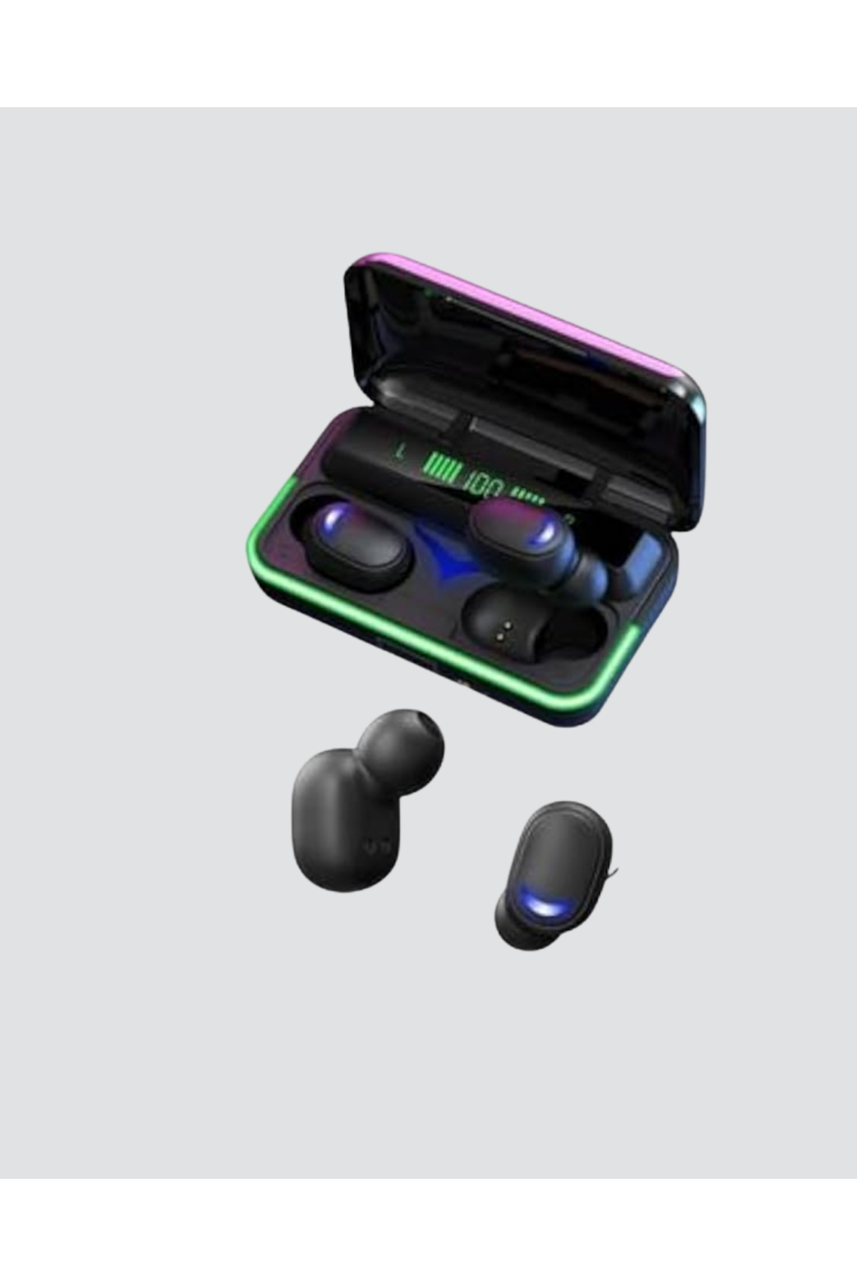 E10 Powerbank Şarjlı Bluetooth 5.1 Kulaklık Spor ve Oyun İçin - L