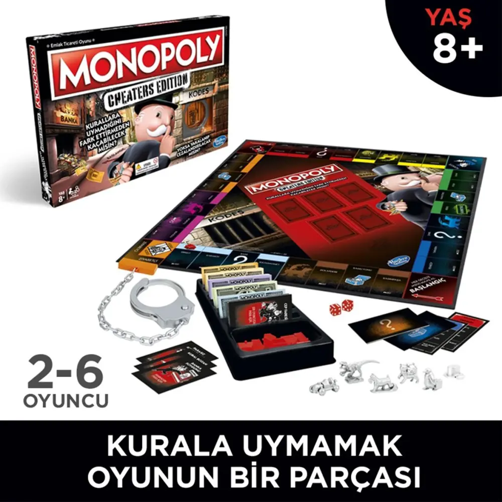 E1871 Monopoly Cheaters Edition +8 yaş