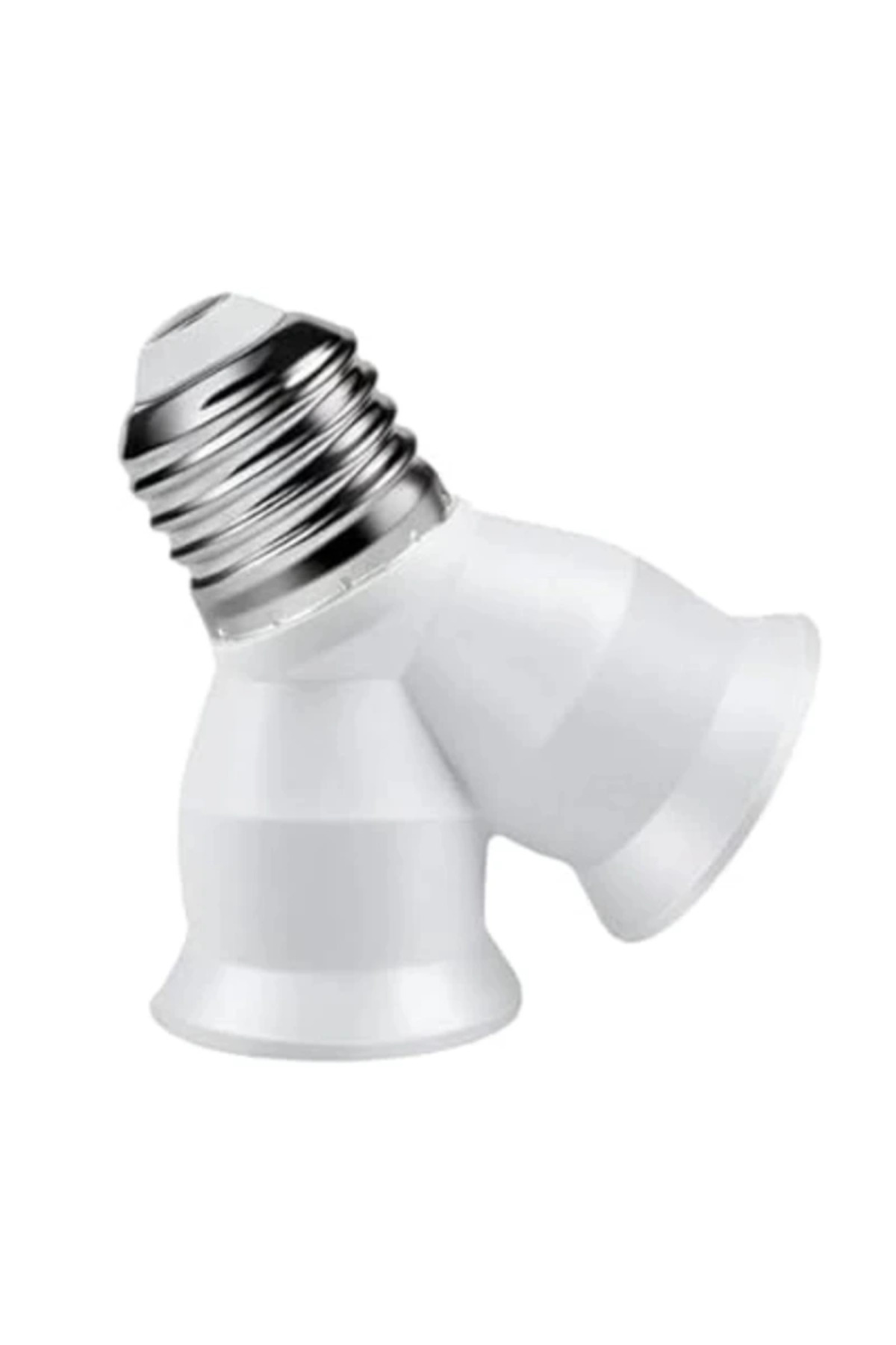 E27 Duy Çoğaltıcı (Tek Duydan Çift E27 Lamba Bağlantısı)