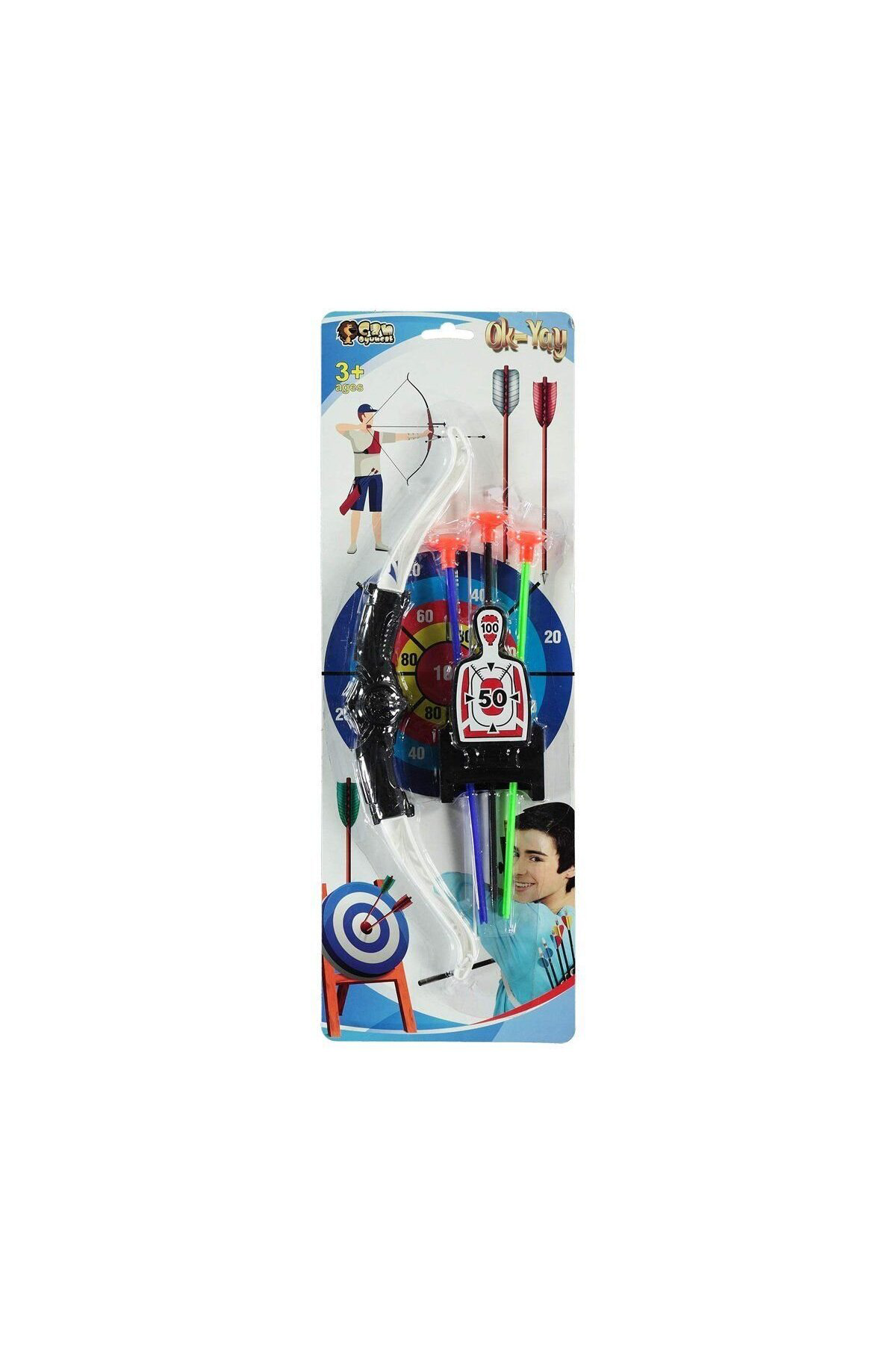 Şeker Gibi E3051 Kartela Ok Yay Set -Can