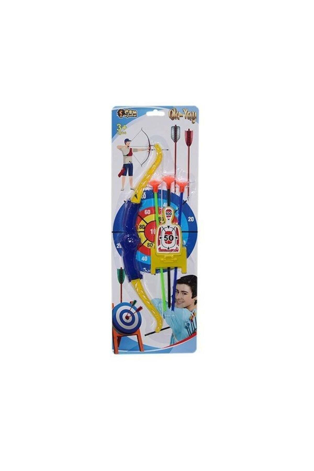Şeker Gibi E3051 Kartela Ok Yay Set -Can