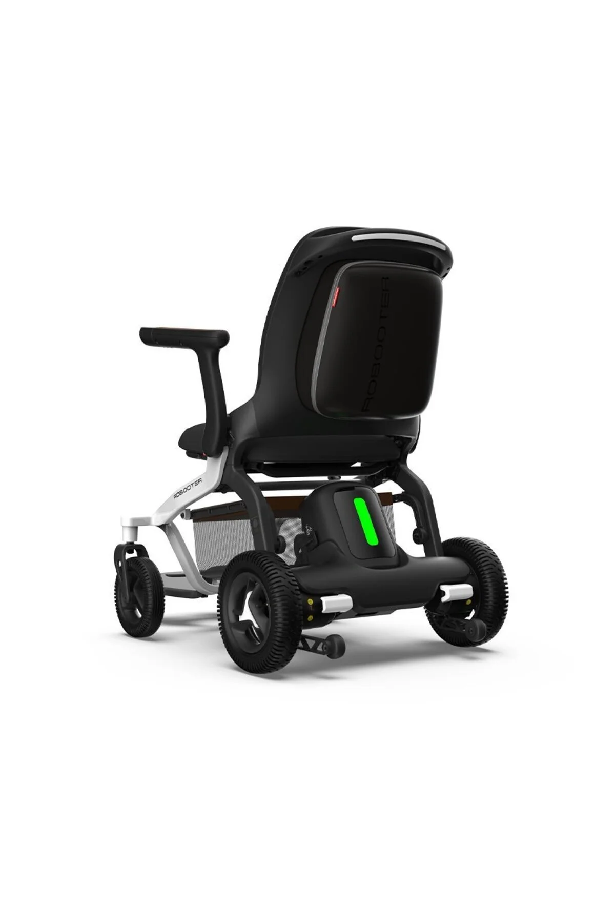 E40-20 Robooter Akülü Tekerlekli Sandalye 150 Kg Katlanır 25 Km 20Ah Lityum 2x250W - Görsel 3